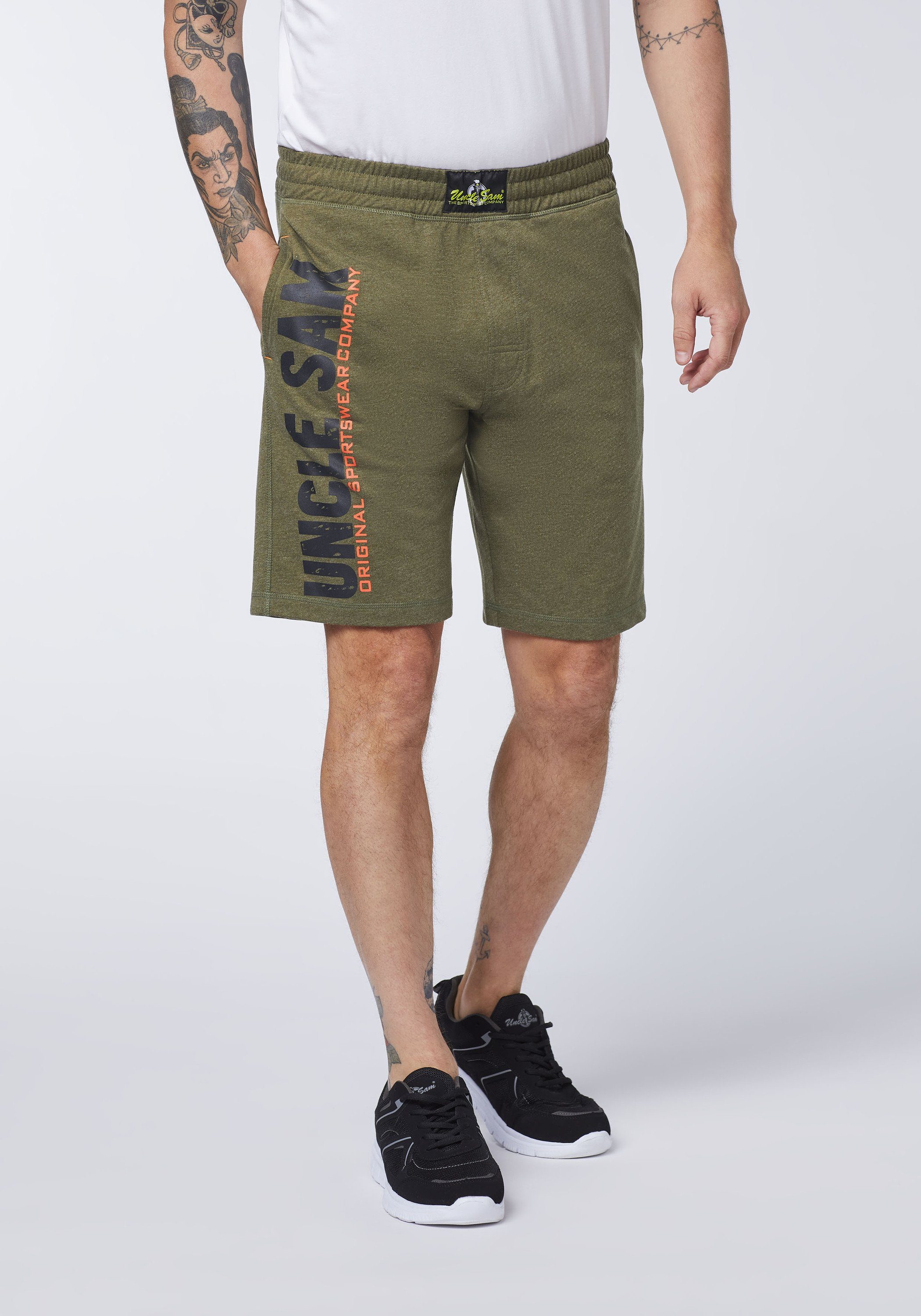 Terry Night Melange Sweatshorts aus Sam 19-0515M Uncle Olive French weichem