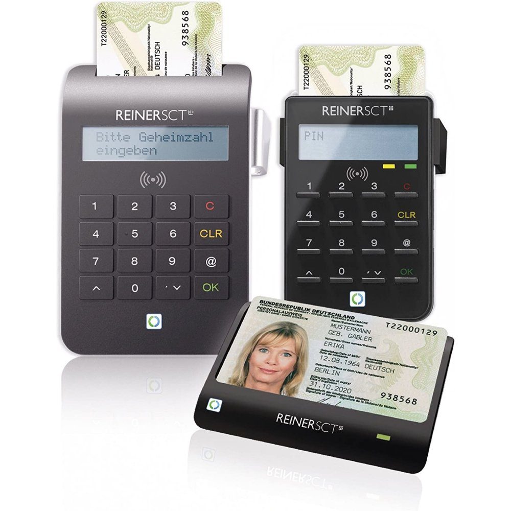 RFID-Kartenleser cyberJack RFID komfort - nPA-Chipkartenleser (eID+eSig) - schwarz