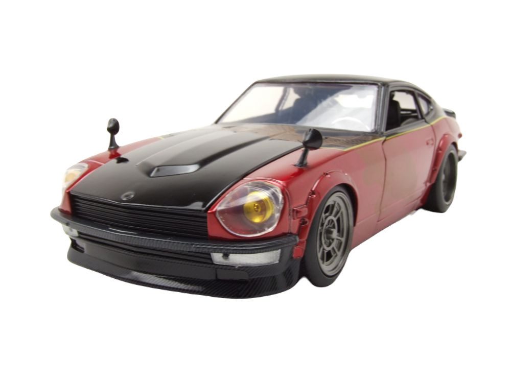 Modellauto Datsun 240Z 1972 rot schwarz Fast & Furious