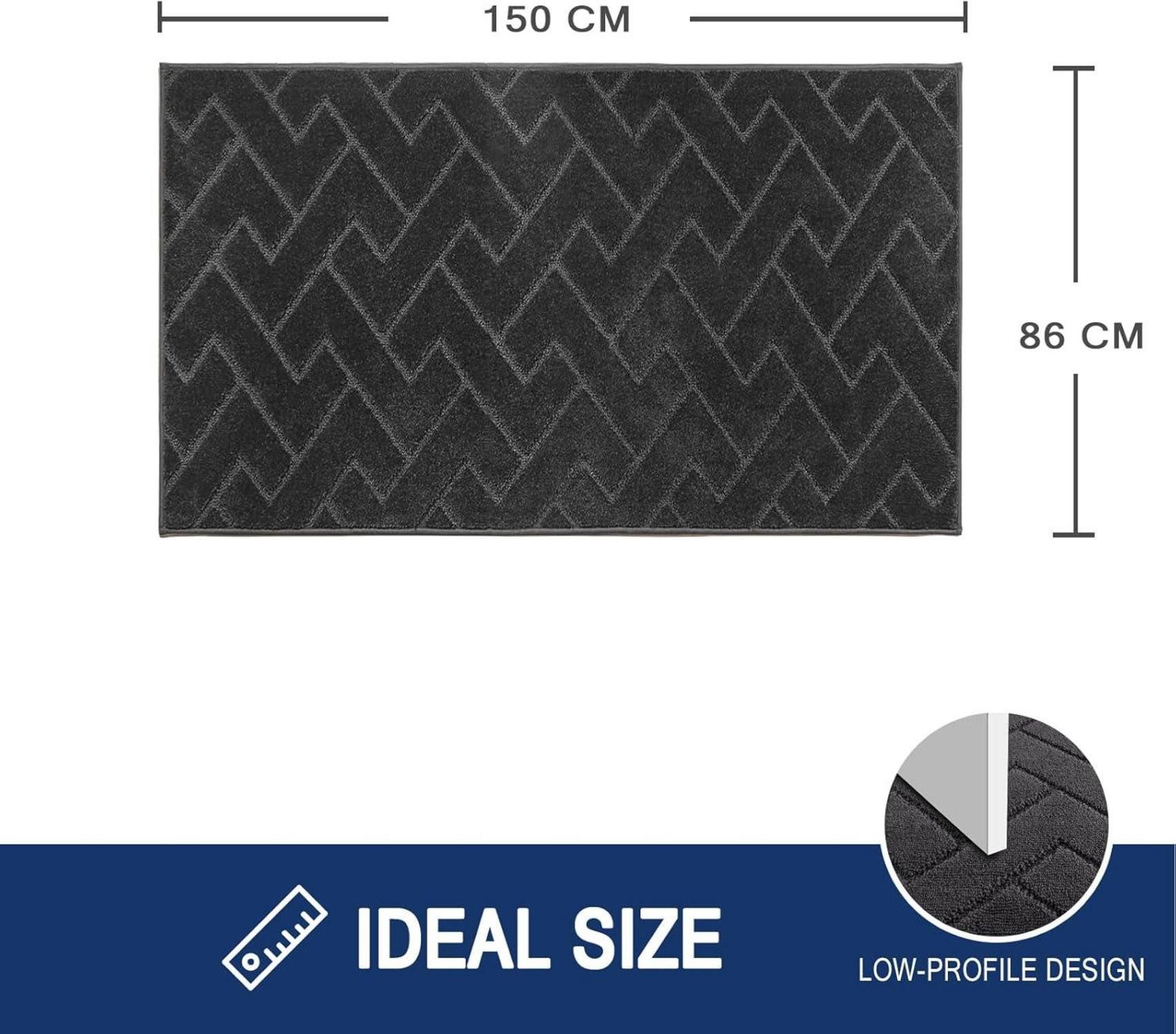 FCSDETAIL Fußmatte Schmutzfangmatte Innen 86x150cm rutschfeste günstig online kaufen