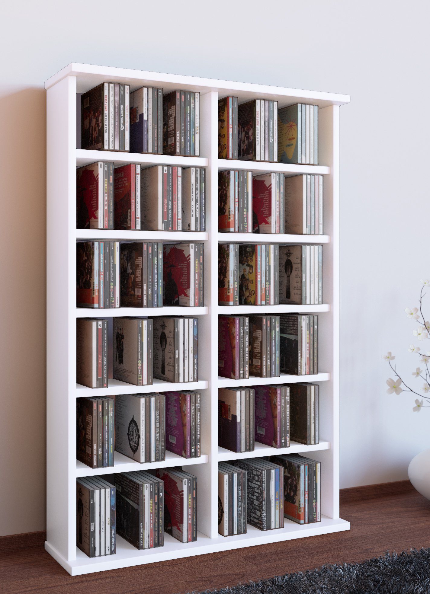 VCM CD-Regal Holz CD DVD Stand günstig online kaufen