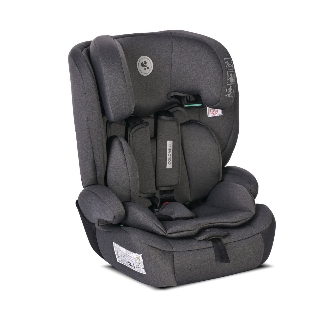 Lorelli Autokindersitz Colombo (76-150 cm), ab: 1.25, bis: 12, Kopfstütze, verstellbar, SPS-System, i-Size