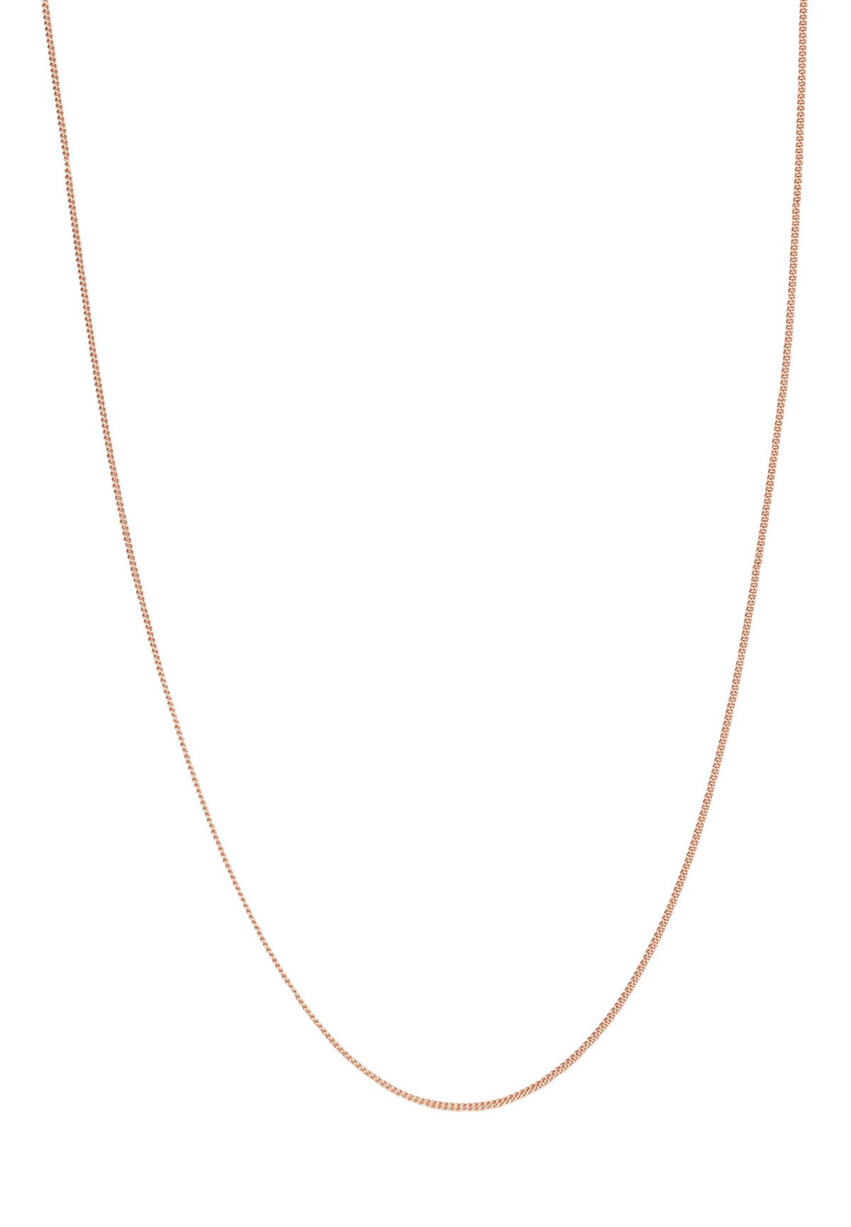 Silberkette 925 Herren Basic, 51 cm 18K vergoldet