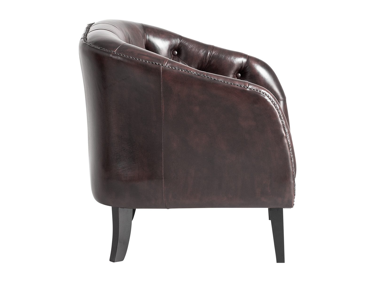 massivum Sessel Chesterfield Oakland Clubsessel Echtleder (1-St)