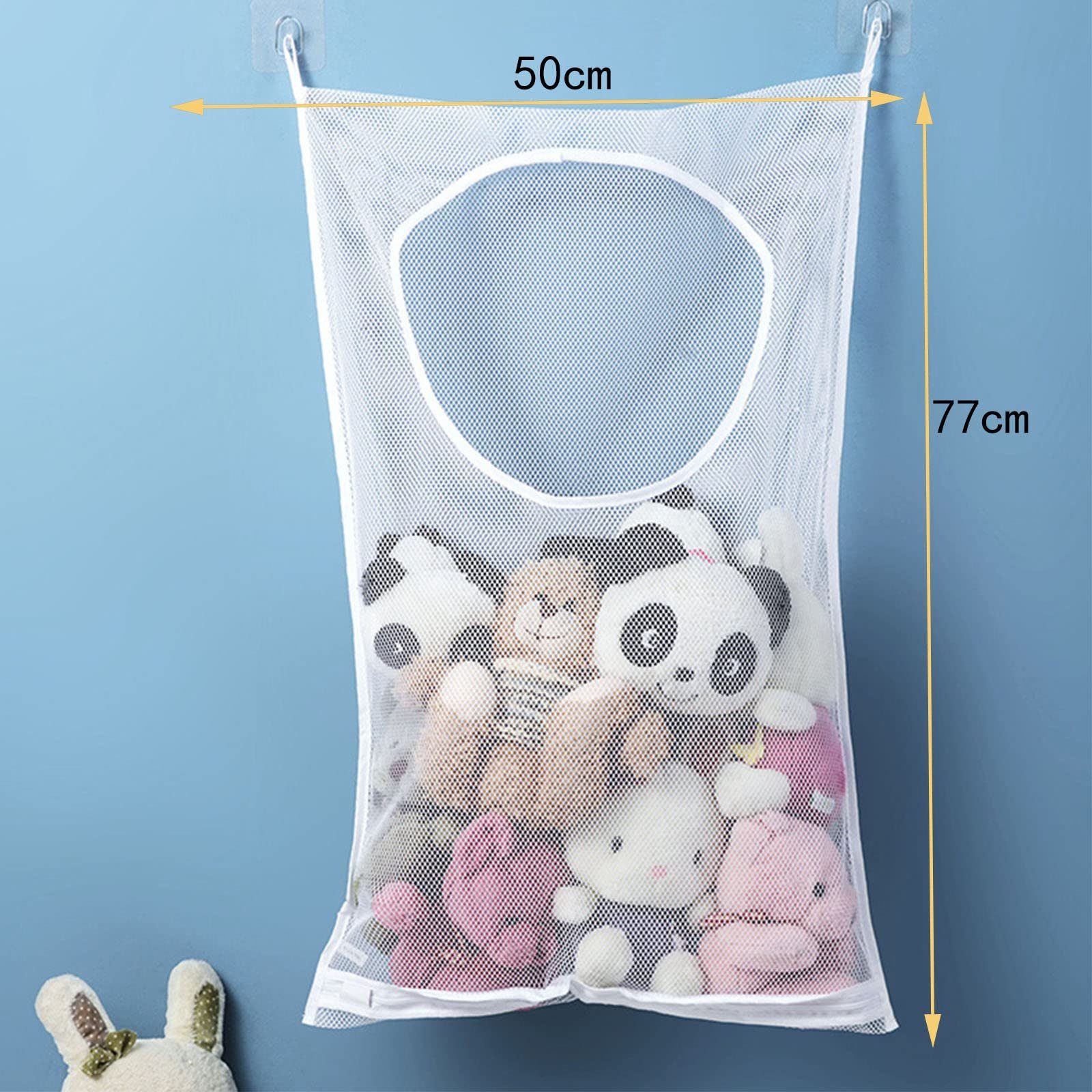 Coonoor Wäschesäckchen Hängend Wäschekorb Organizer Tasche,(2-St) – Bild 5 von 5