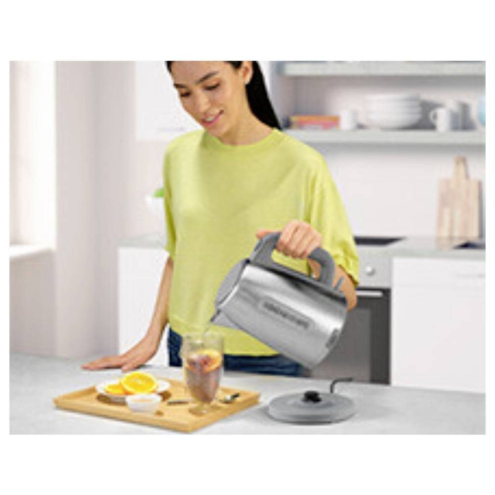 Braun Wasserkocher WK 1500 GY Wasserkocher BPA-frei Grau Fassungsvermögen: 1.7 l, BPA-frei