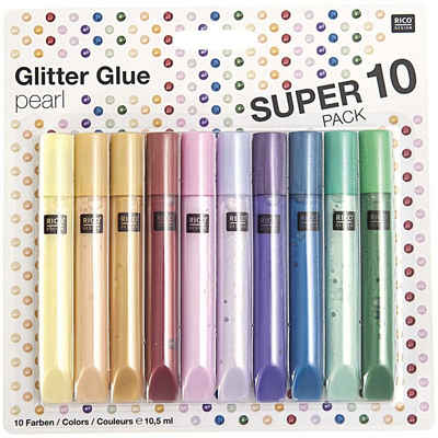 Rico Design Bastelkleber Rico Design Glitter Glue 10x10,5ml