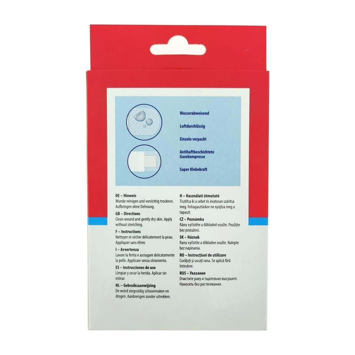 Wundmed Wundpflaster Transparente Pflaster 50 Stück Klar Wasserabweisend Hautfreundlich (Stück, 50 St., Pflaster), Wundpflege transparent Erste Hilfe Wundpflaster