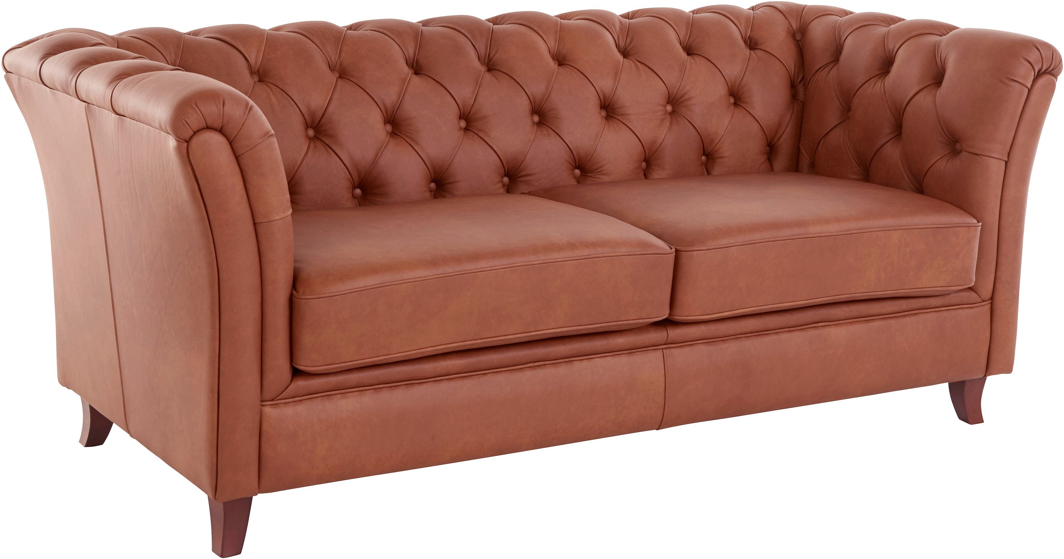 Home affaire Chesterfield-Sofa Reims, mit echter Chesterfield-Knopfheftung, hochwertige Verarbeitung