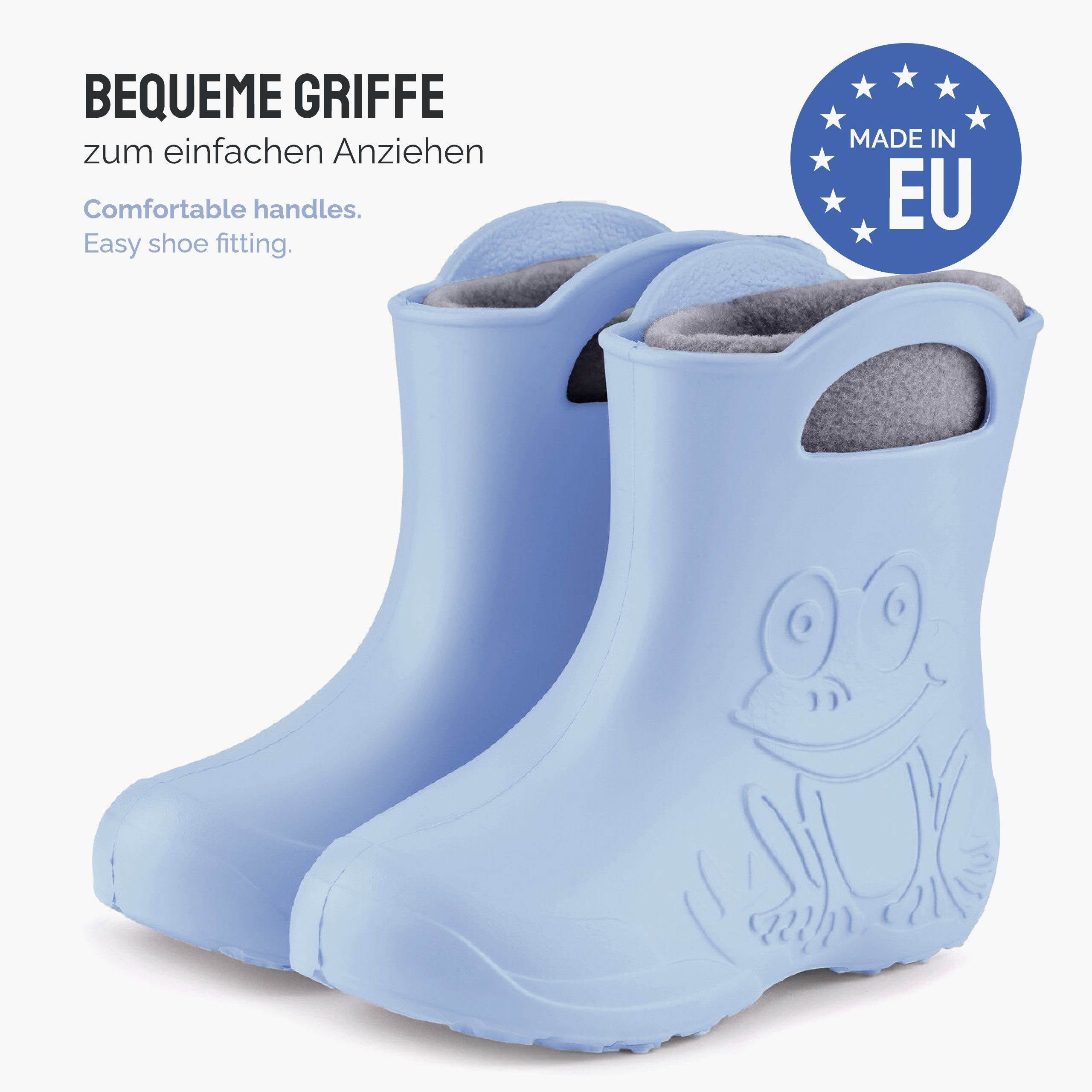 Ladeheid Kinder EVA federleichte Regenschuhe LA-CA-03 Gummistiefel – Bild 5 von 5