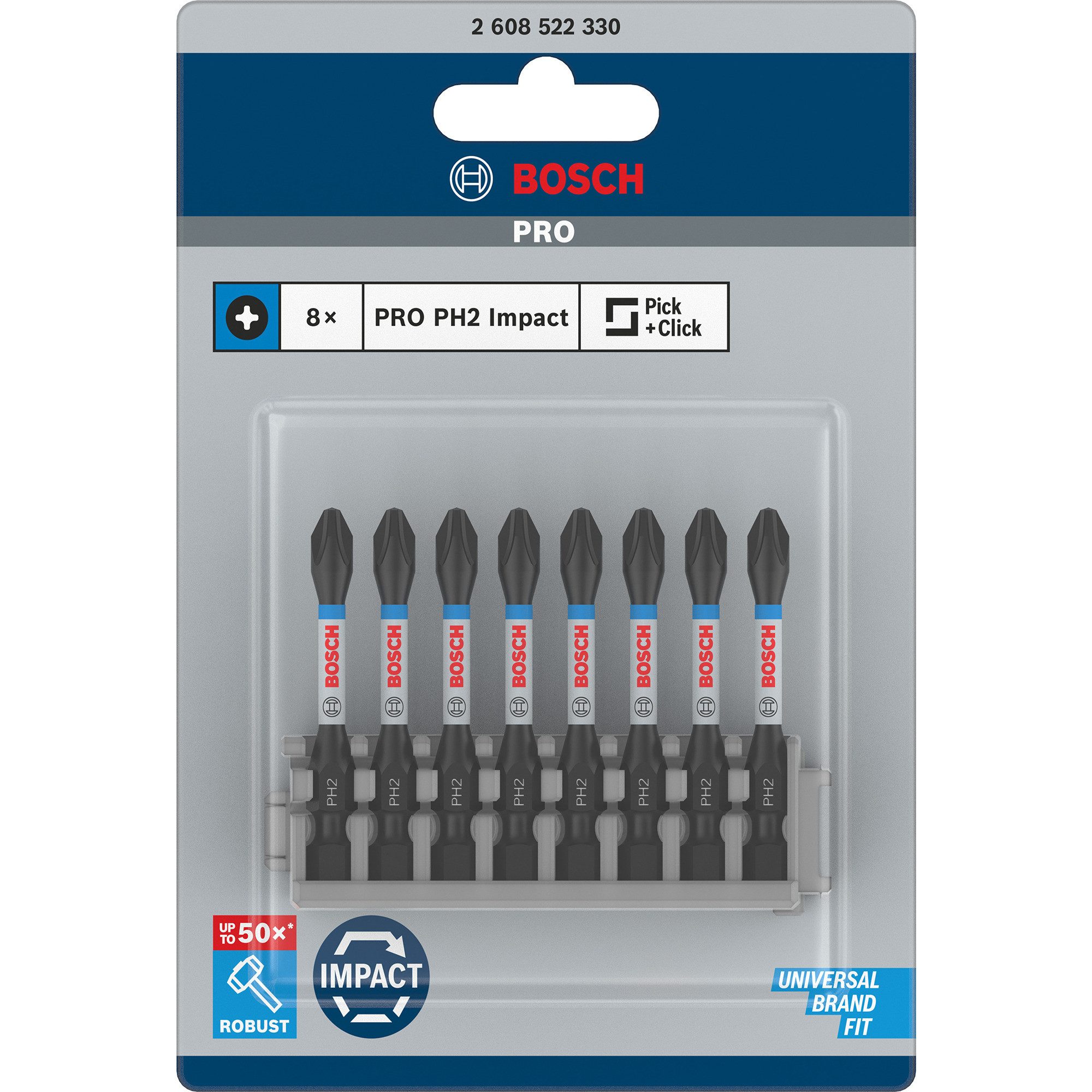 Bohrer- und Bitset Bosch Professional PRO Impact Control