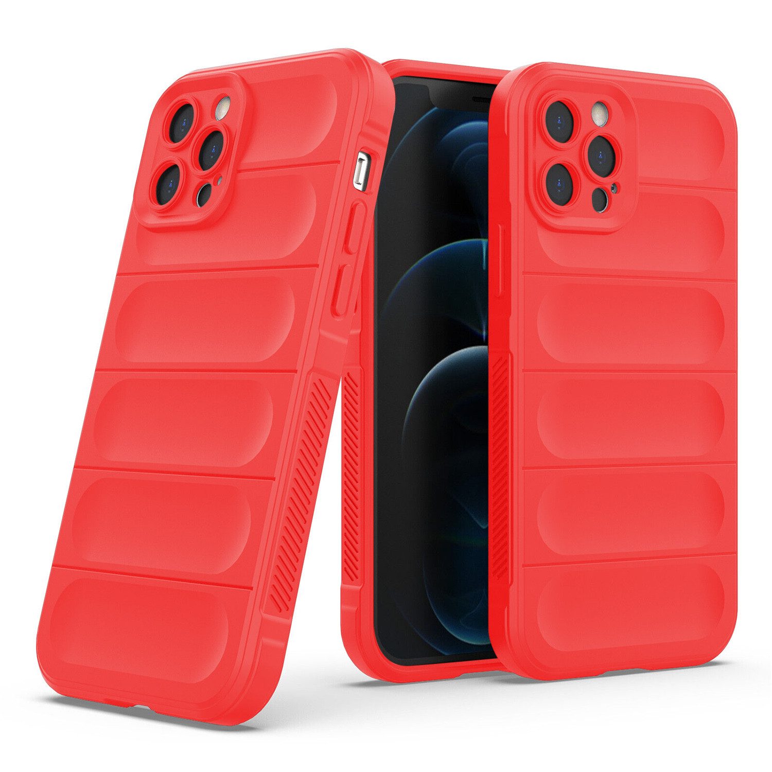 betterfon Handyhülle Outdoor Case für Apple iPhone 12 Back Cover Bumper TPU Case, Stoßfestes TPU, formstabil, flexibel & mit Kameraschutz
