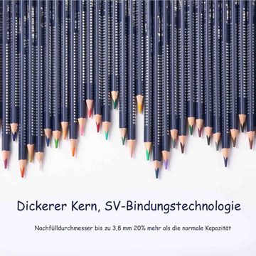 Kind Ja Aquarellstifte Wasserlösliche Buntstifte, dickes Dreieck, zeichnend, leicht zu malen, (12-tlg., mit Eisenkasten), SV-Klebetechnologie zur Erhöhung der Bruchsicherheit.