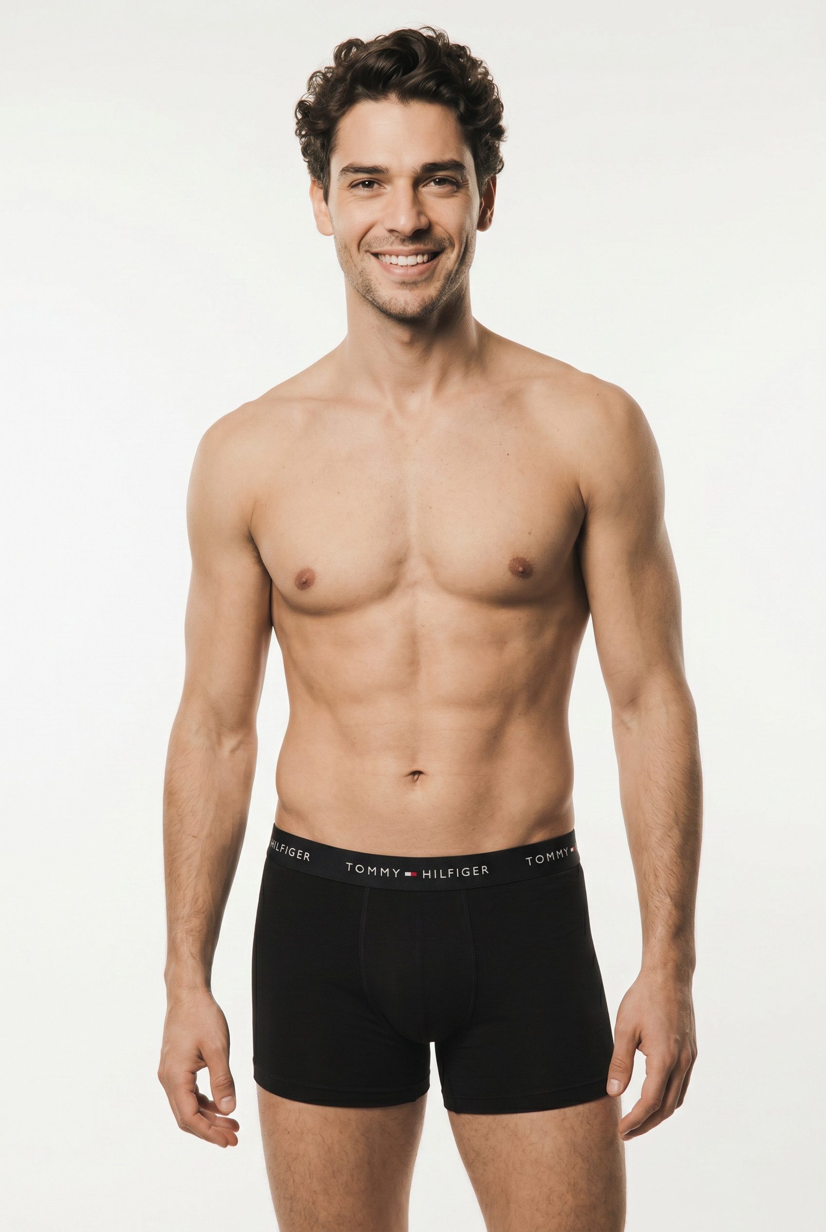 Tommy Hilfiger Underwear Boxershorts 3P BOXER BRIEF DTM (Packung, 3-St) mit Logoschriftzug