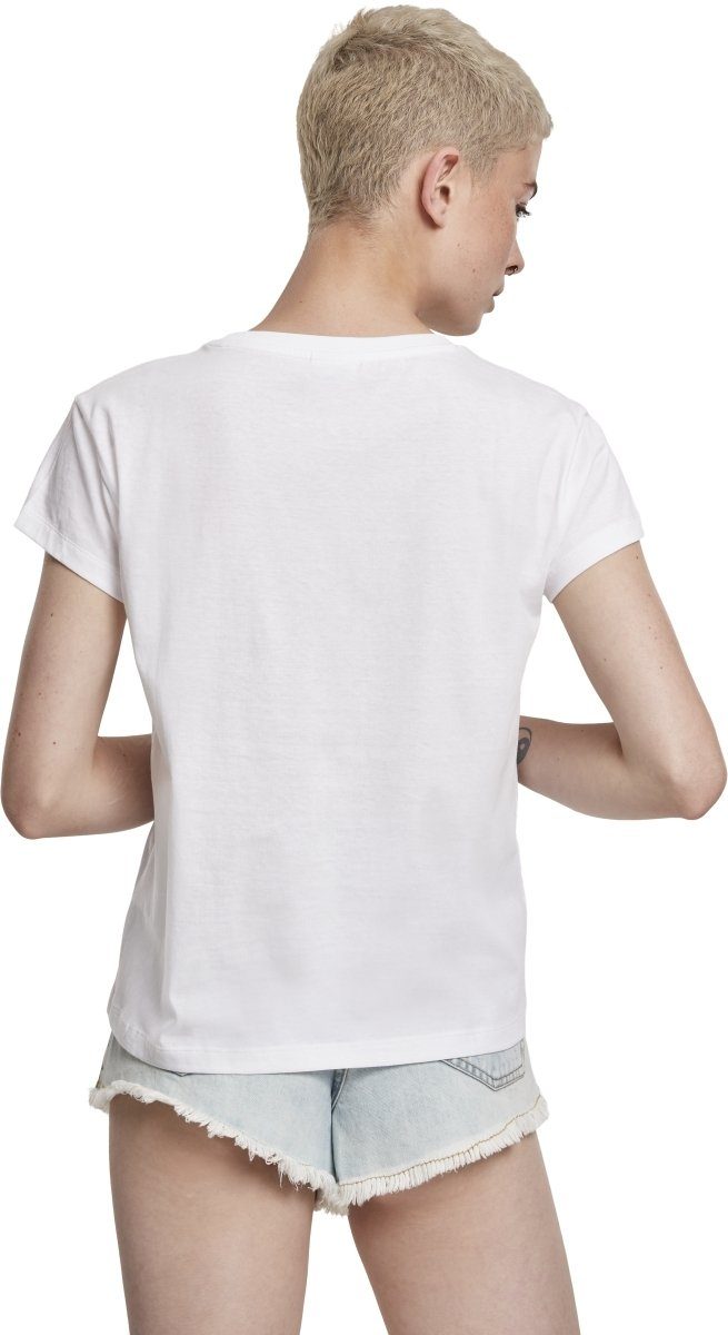 Ladies CLASSICS (1-tlg) Tee T-Shirt Box Basic URBAN white Damen