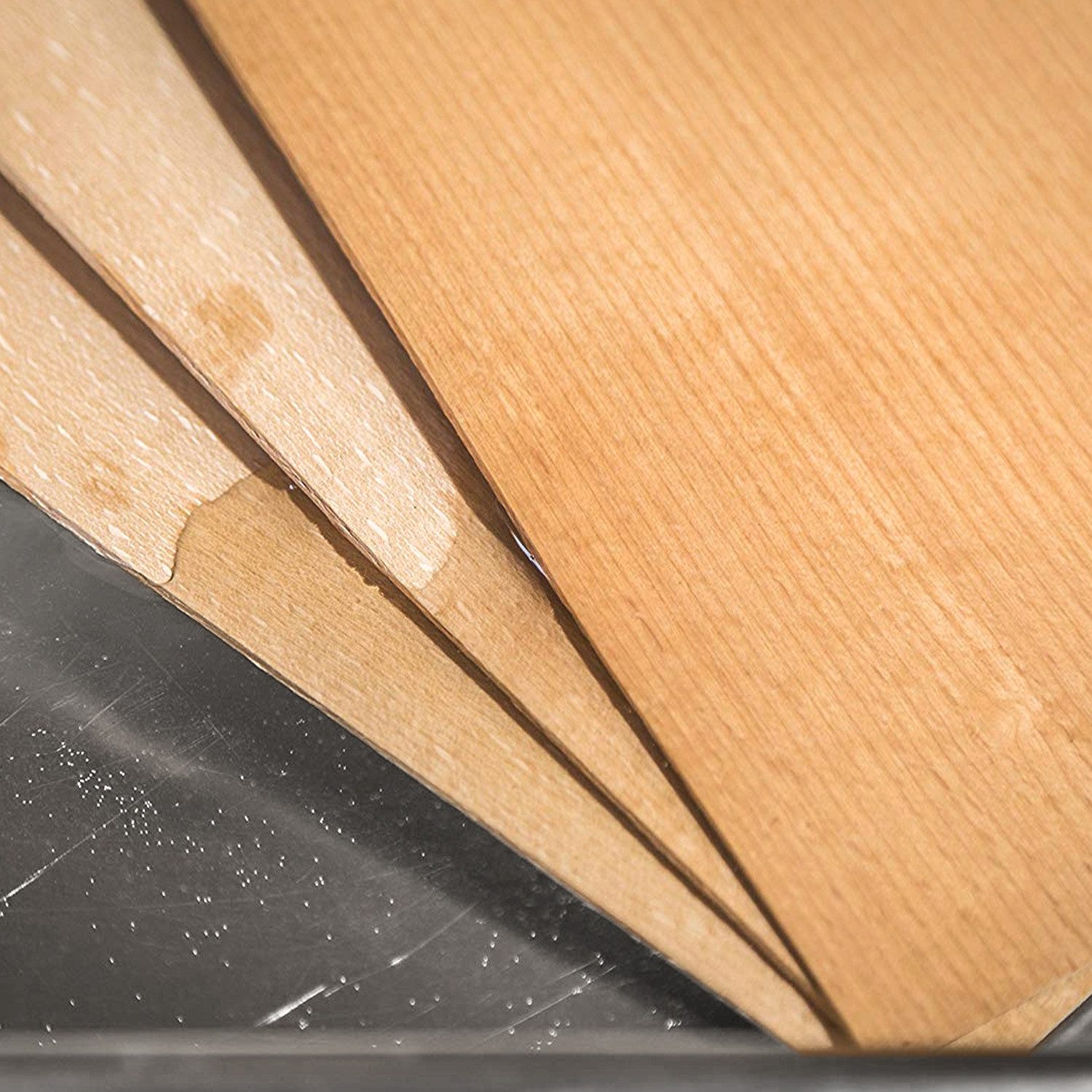 Axtschlag Aromaplanke Axtschlag Single Used Wood Planks Kirsche 4er-Set, Holz