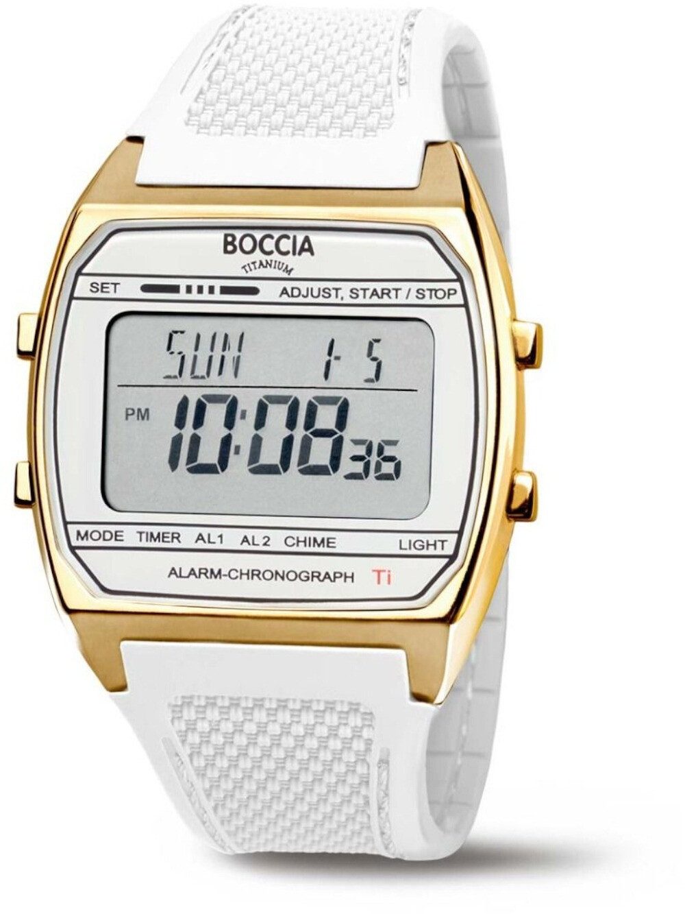Quarzuhr Boccia 3738-04 Herrenuhr Titanium Digital Chronograph 37mm 5ATM Boccia 3738-04 Herrenuhr Titanium Digital Chronograph 37mm 5ATM