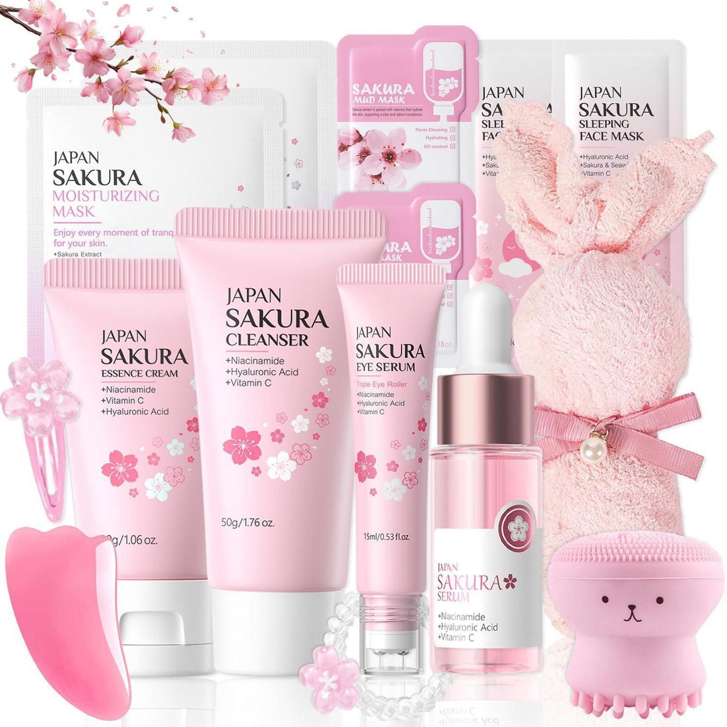 LuxusKollektion Pflege-Geschenkset Skincare Set Teenager Mädchen Gesichtspflege 15 Teilig