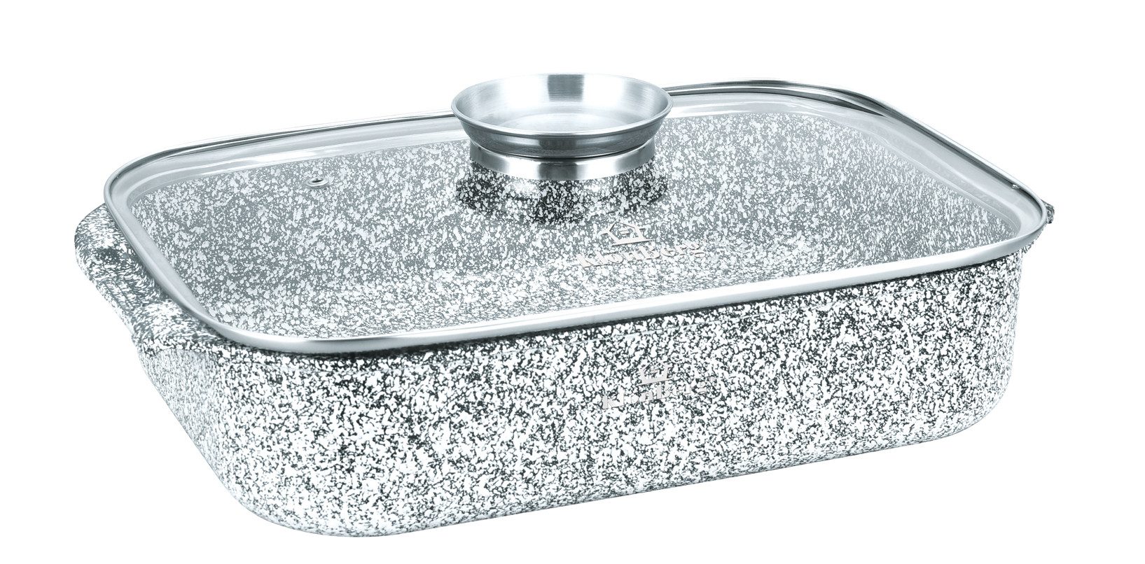 Bräter Bräter ideal zum Braten von Enten und Gänsen, Steinbeschichtung