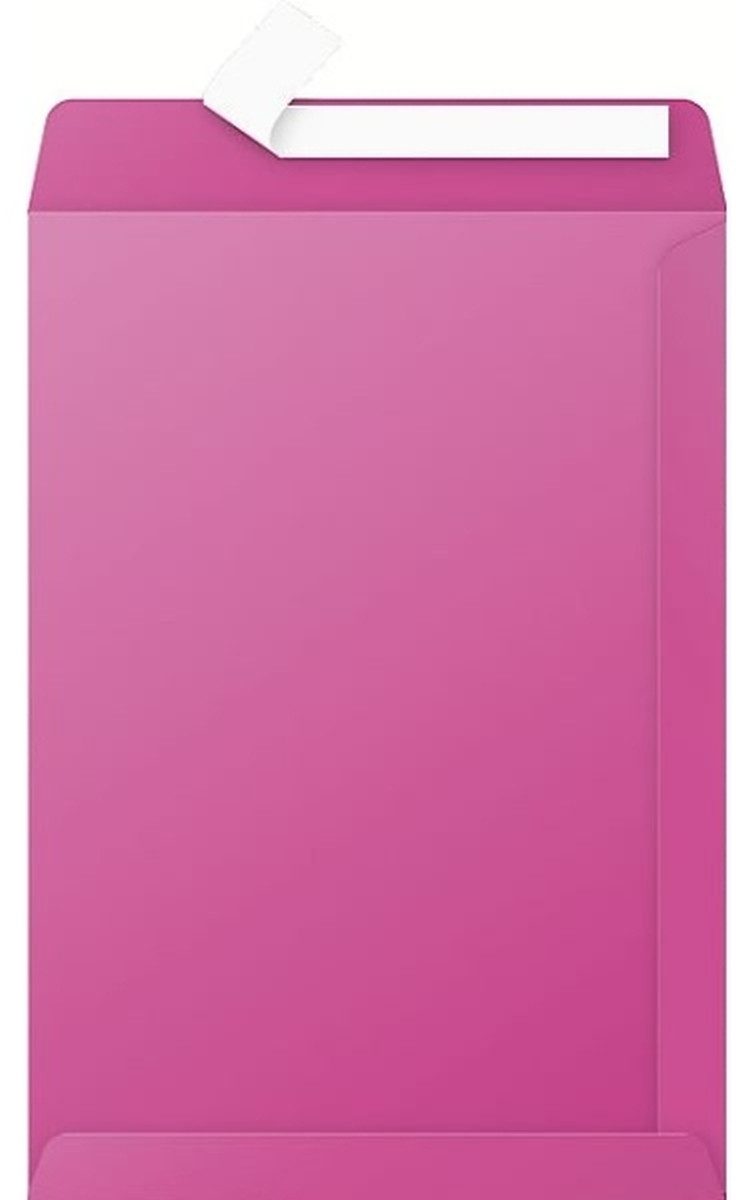 CLAIREFONTAINE Briefumschlag Briefumschlag Pollen C4 120g VE=200 Stück Haftklebung fuchsia