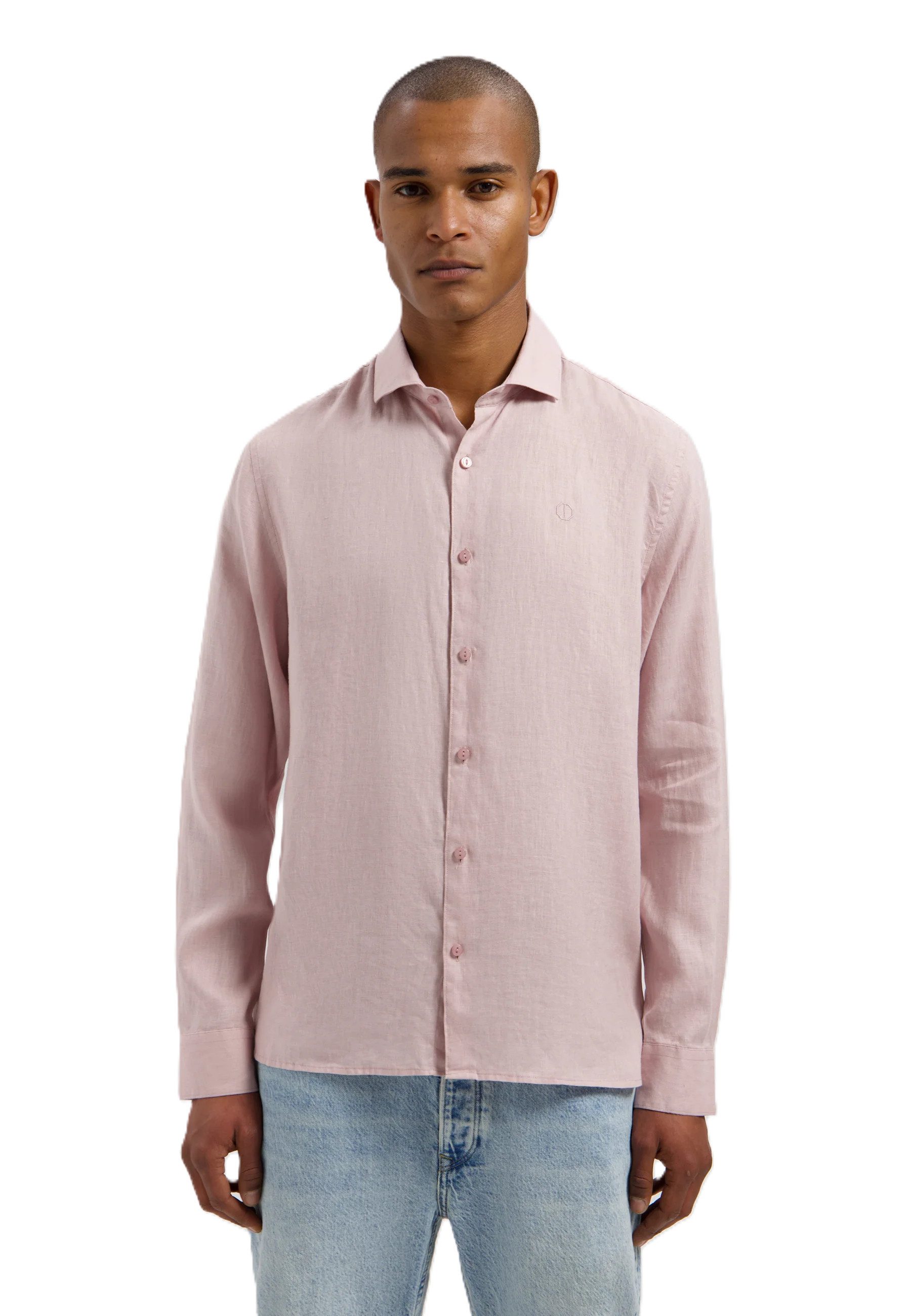 Dstrezzed Leinenhemd Jagger Shirt Linen - Langarmhemd aus 100 % Leinen - Herrenhemd - Hemd