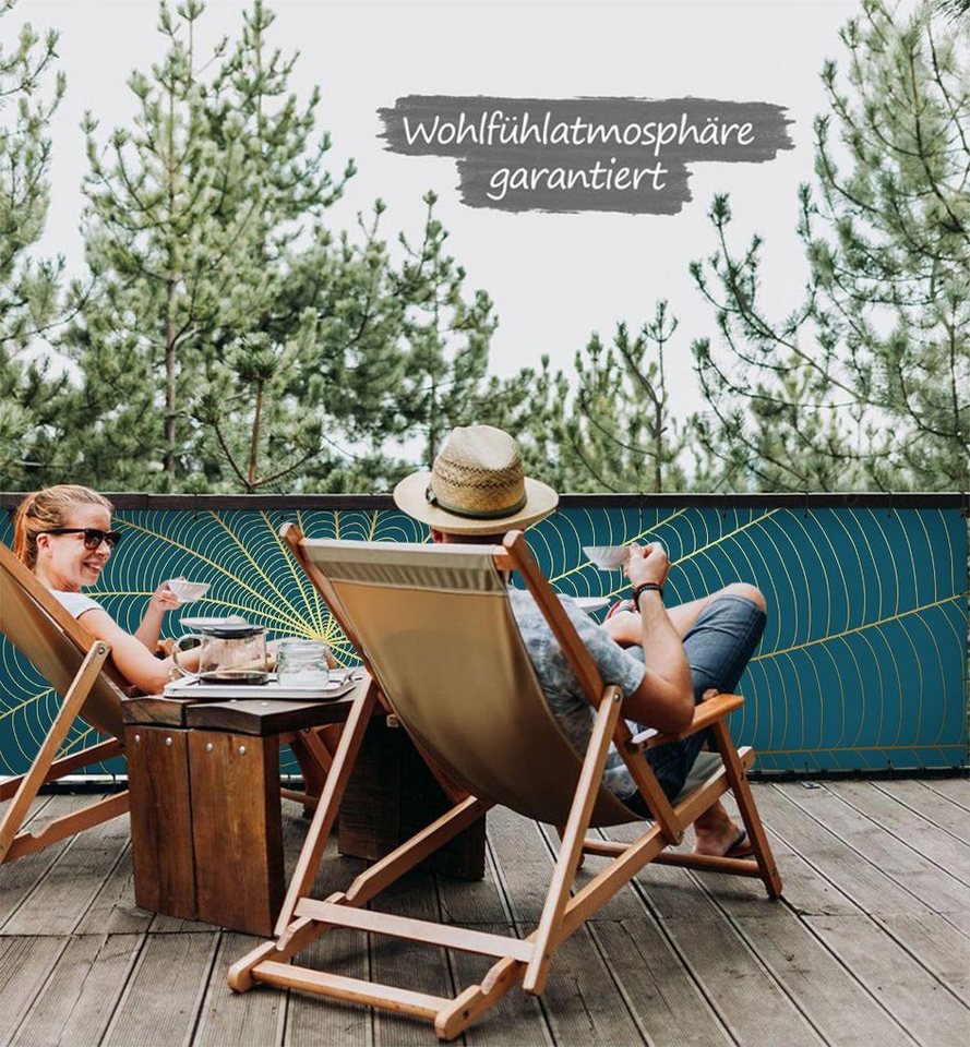 Thumbnail - MyMaxxi Sichtschutzelement Balkonbanner Netzstruktur Balkon Sichtschutz Garten