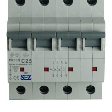SEZ Schalter Leitungsschutzschalter Sicherung C25 PR63N VDE LS-Schalter SEZ (1-St)