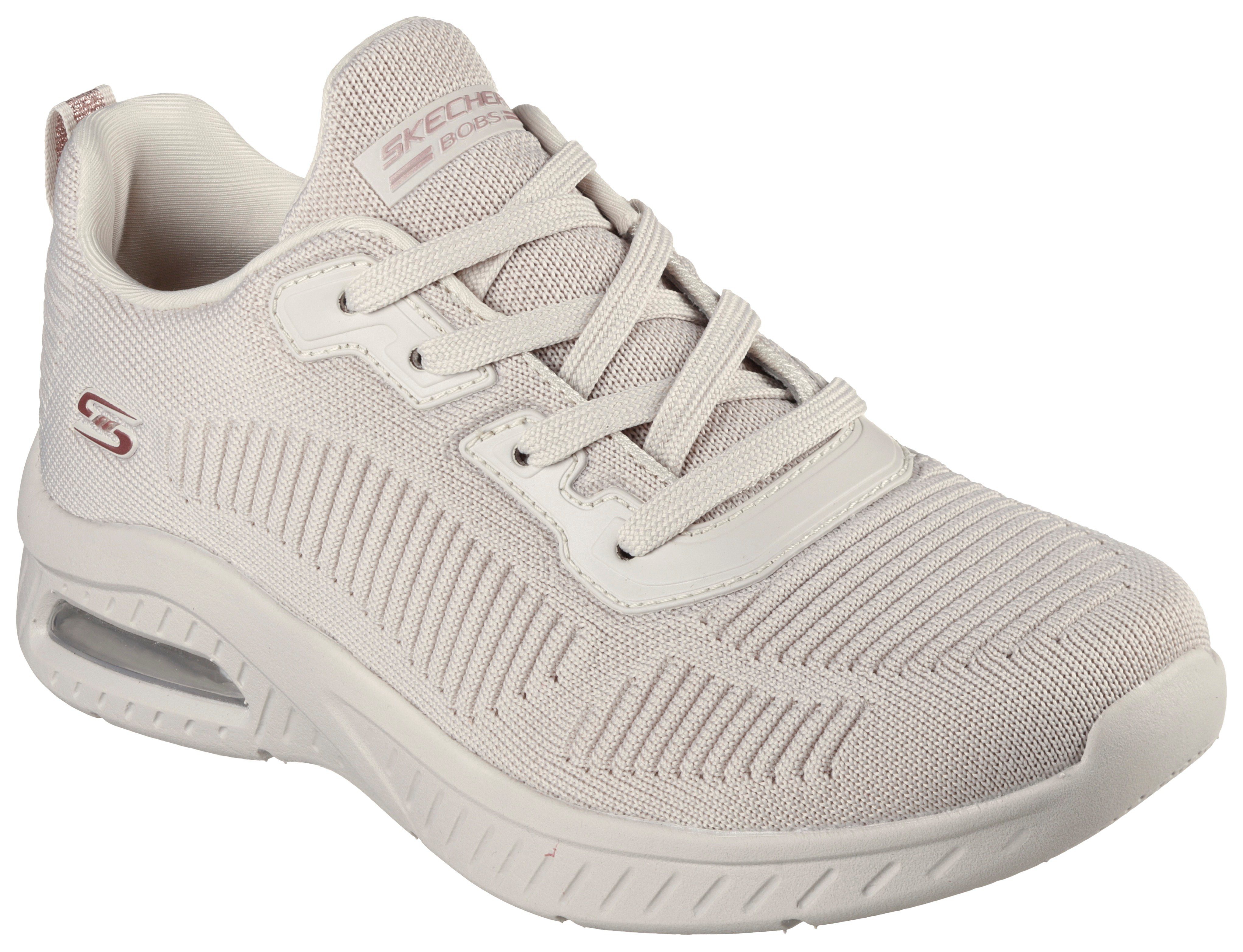 AIR Sneaker mit CHAOS beige Foam Memory SQUAD BOBS Skechers