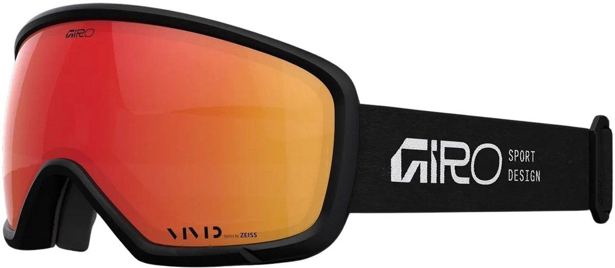 Giro Skibrille GG RINGO STACKED BLK VIV EMBER Unisex, (1-St), mit praktischer Anti-Beschlag-Beschichtung