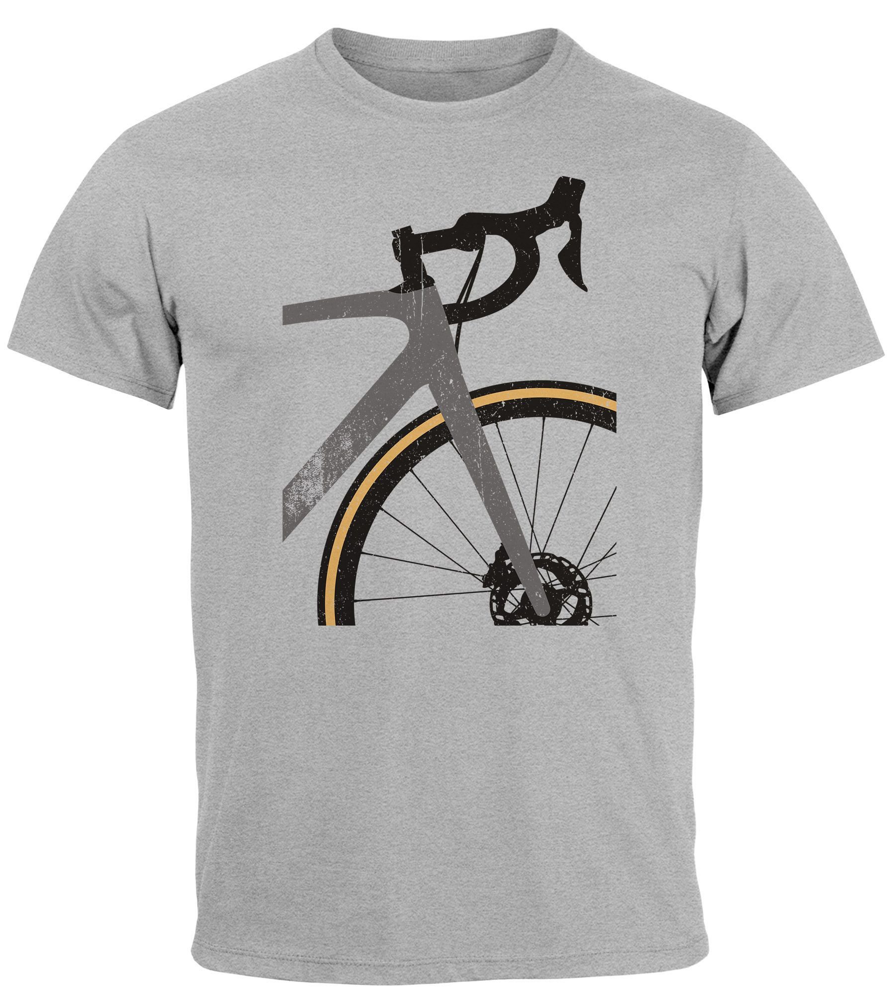 Print-Shirt Herren T-Shirt Fahrrad Bike Radfahrer Sommer Outdoor Fashion