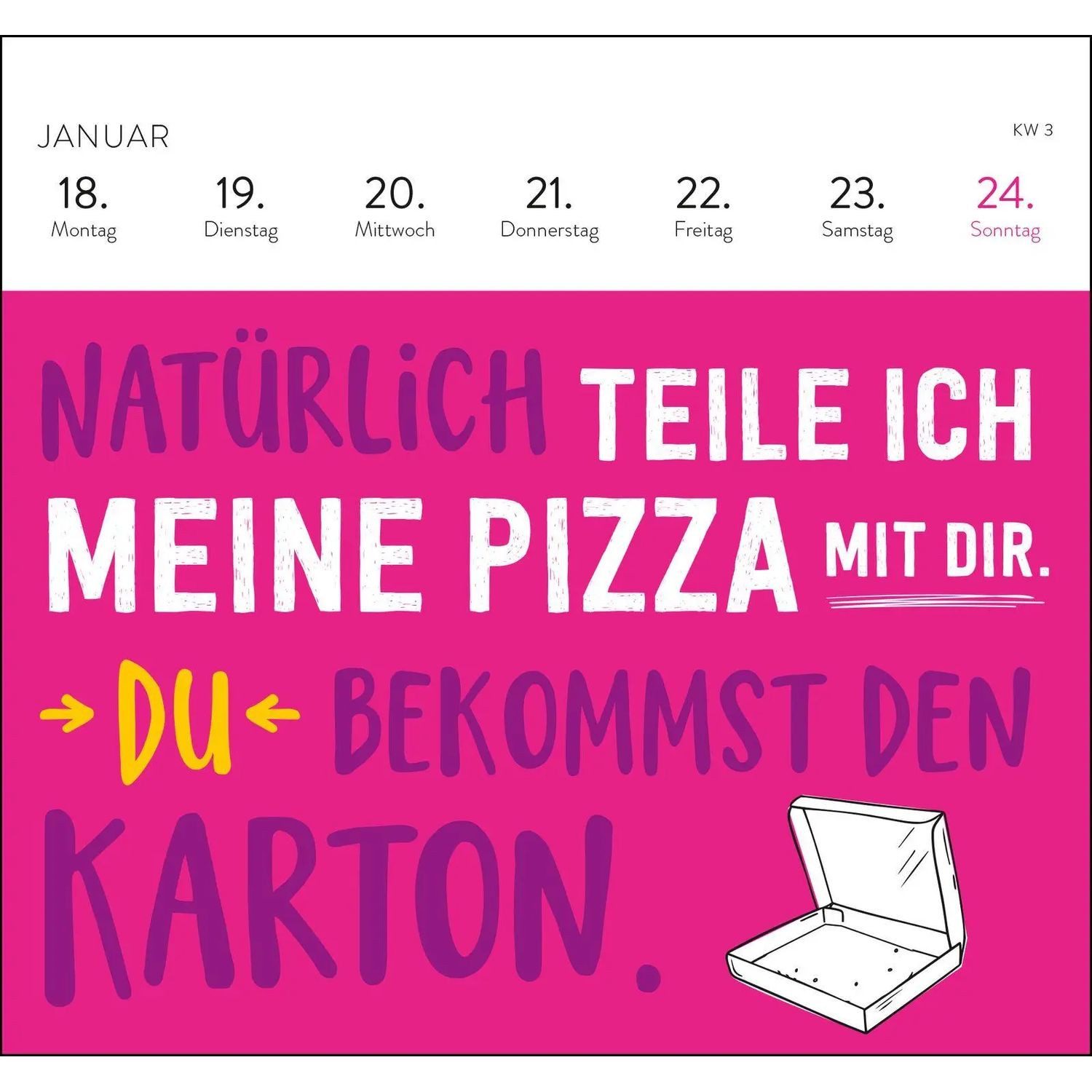 groh Verlag Tischkalender Postkartenkalender 2027: Falls mich jemand sucht: Ich bin im Eimer
