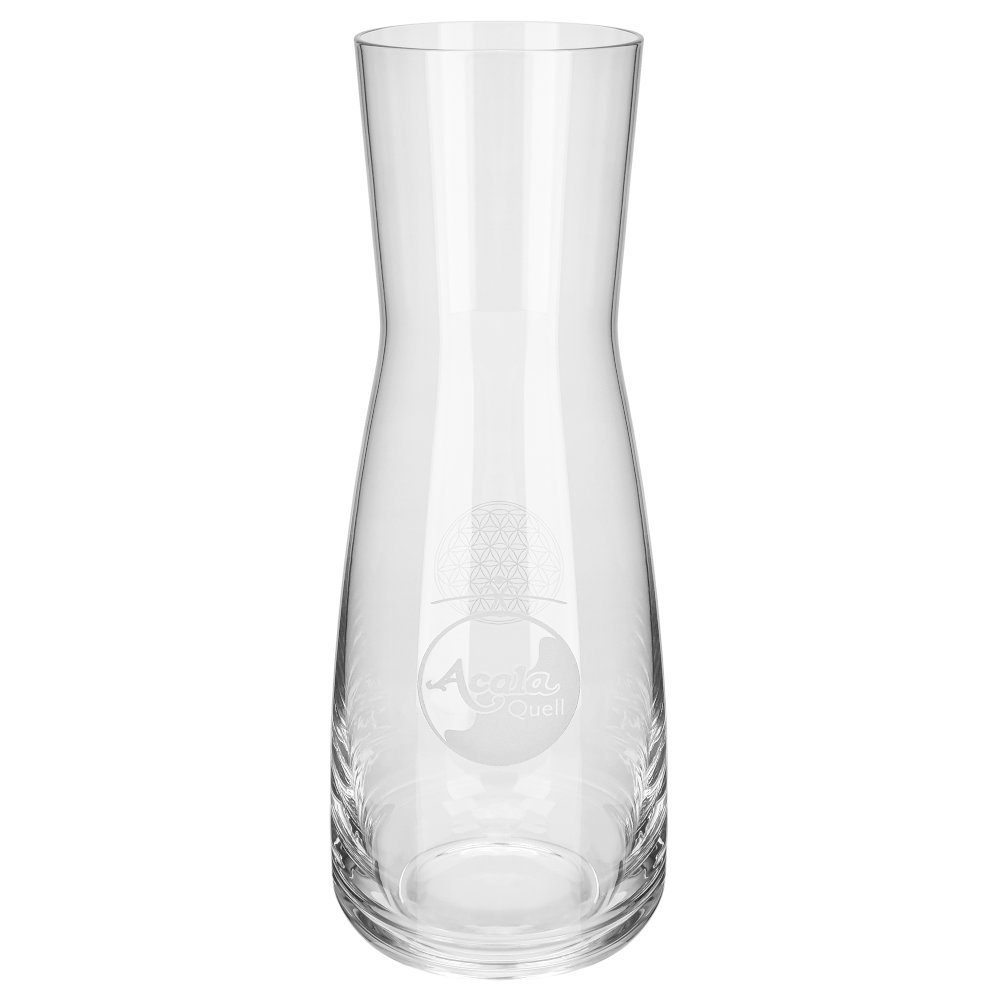 AcalaQuell Wasserkaraffe »Aurora aus Glas«, (Packung, 1-tlg., 1 Glaskaraffe),  1 Liter mit Gravur Blume des Lebens online kaufen | OTTO