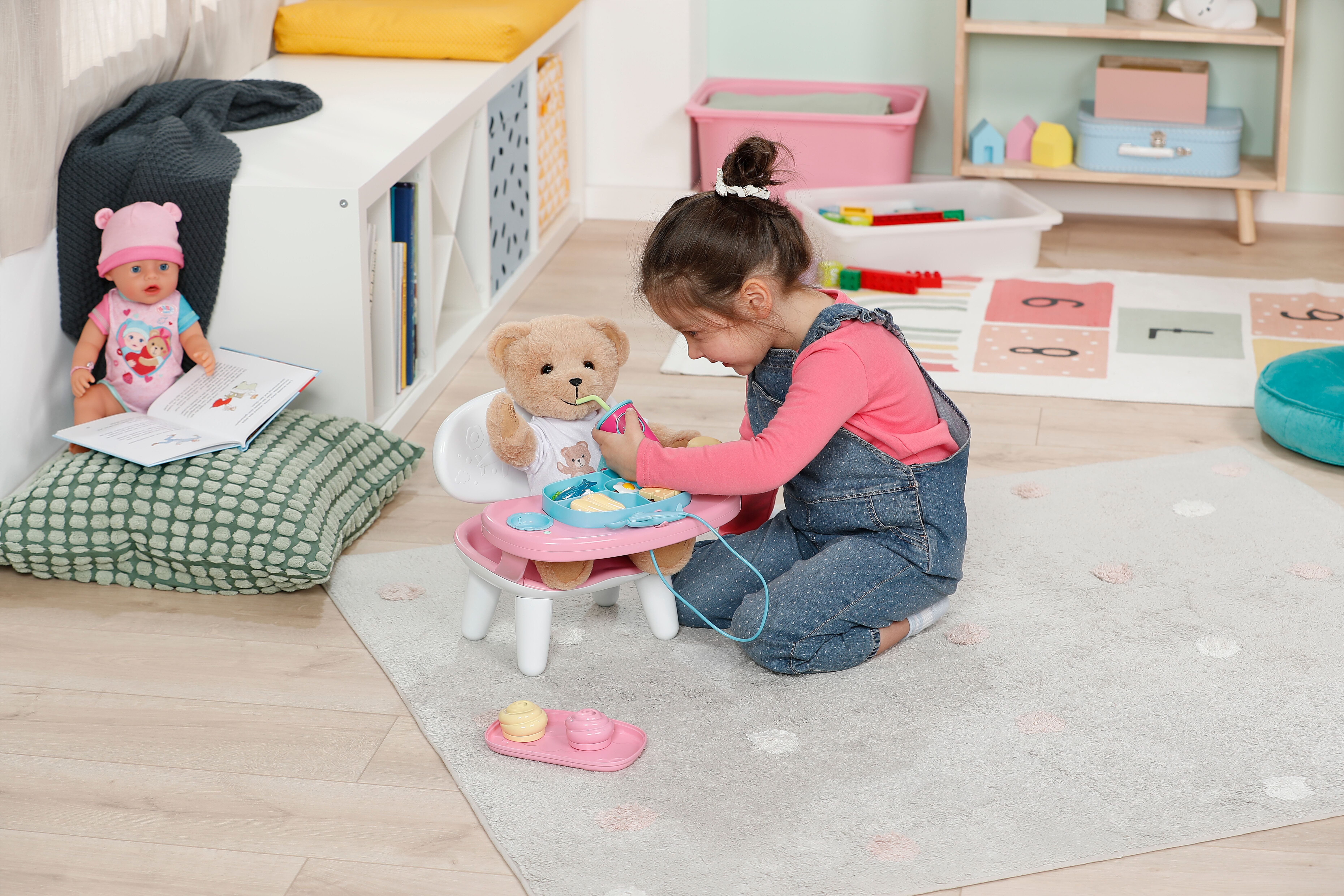 Baby Born Puppentisch Füttertisch, mit Licht, Sound und Zubehör