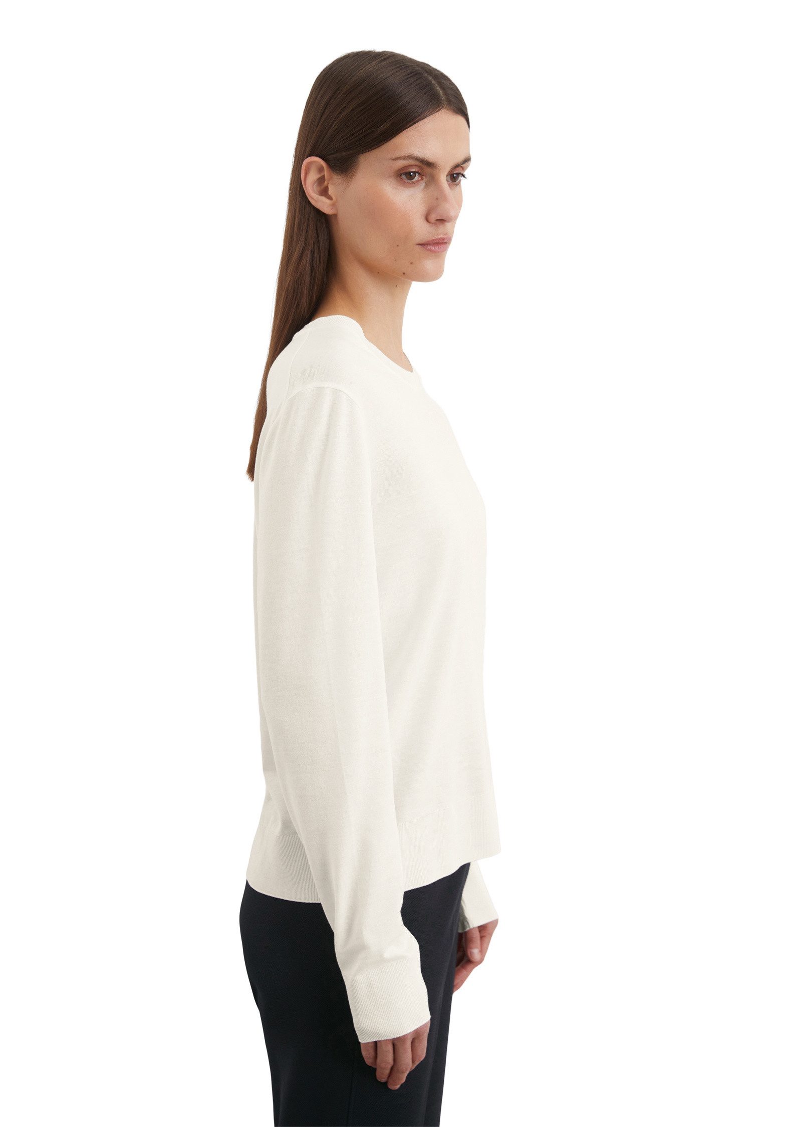 Marc O'Polo Langarmshirt aus TENCEL™ Lyocell-Baumwolle-Mix günstig online kaufen