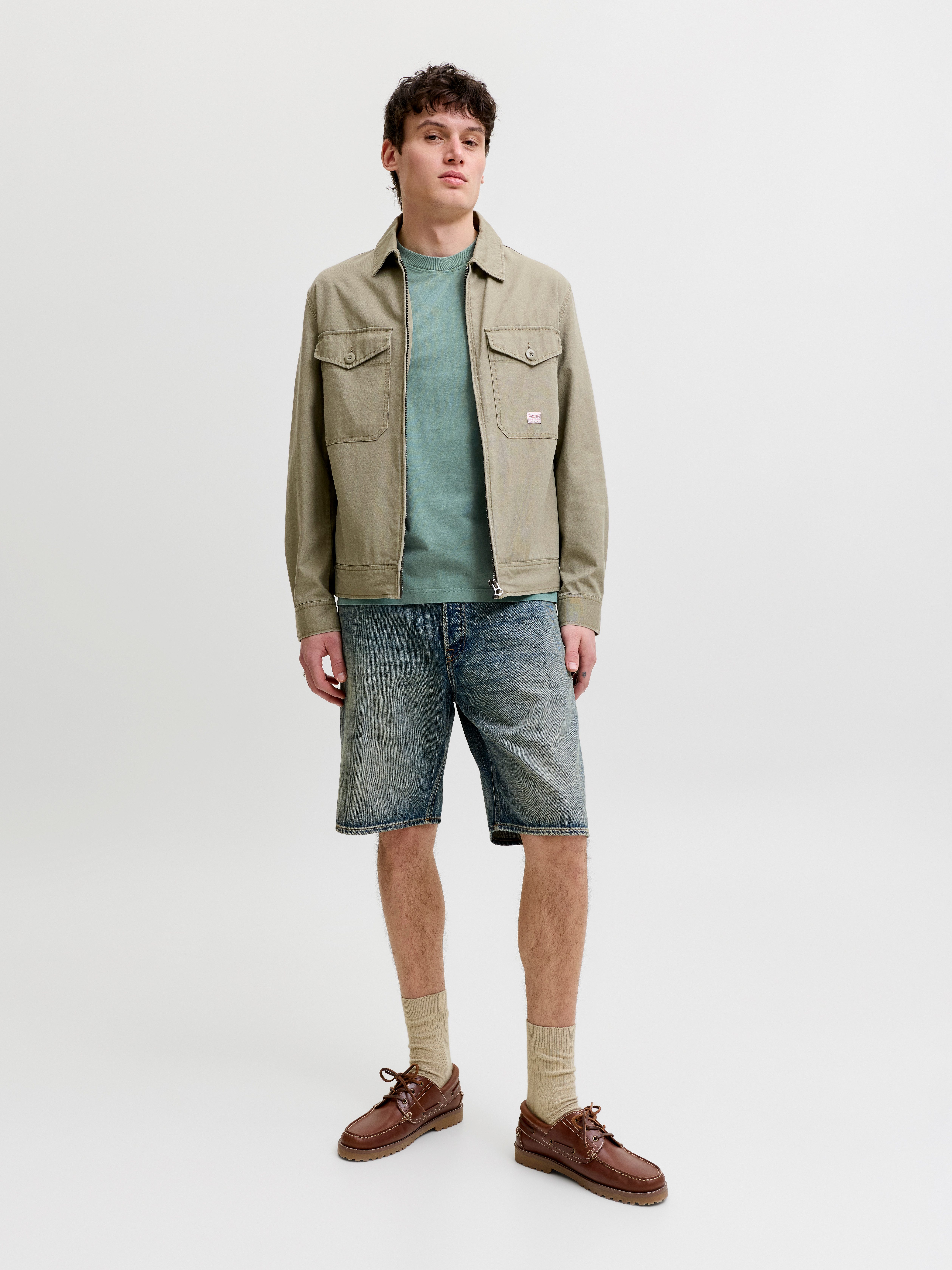 Jack & Jones T-Shirt JPRBLUFELIX SS TEE mit Logo Print – Bild 5 von 5