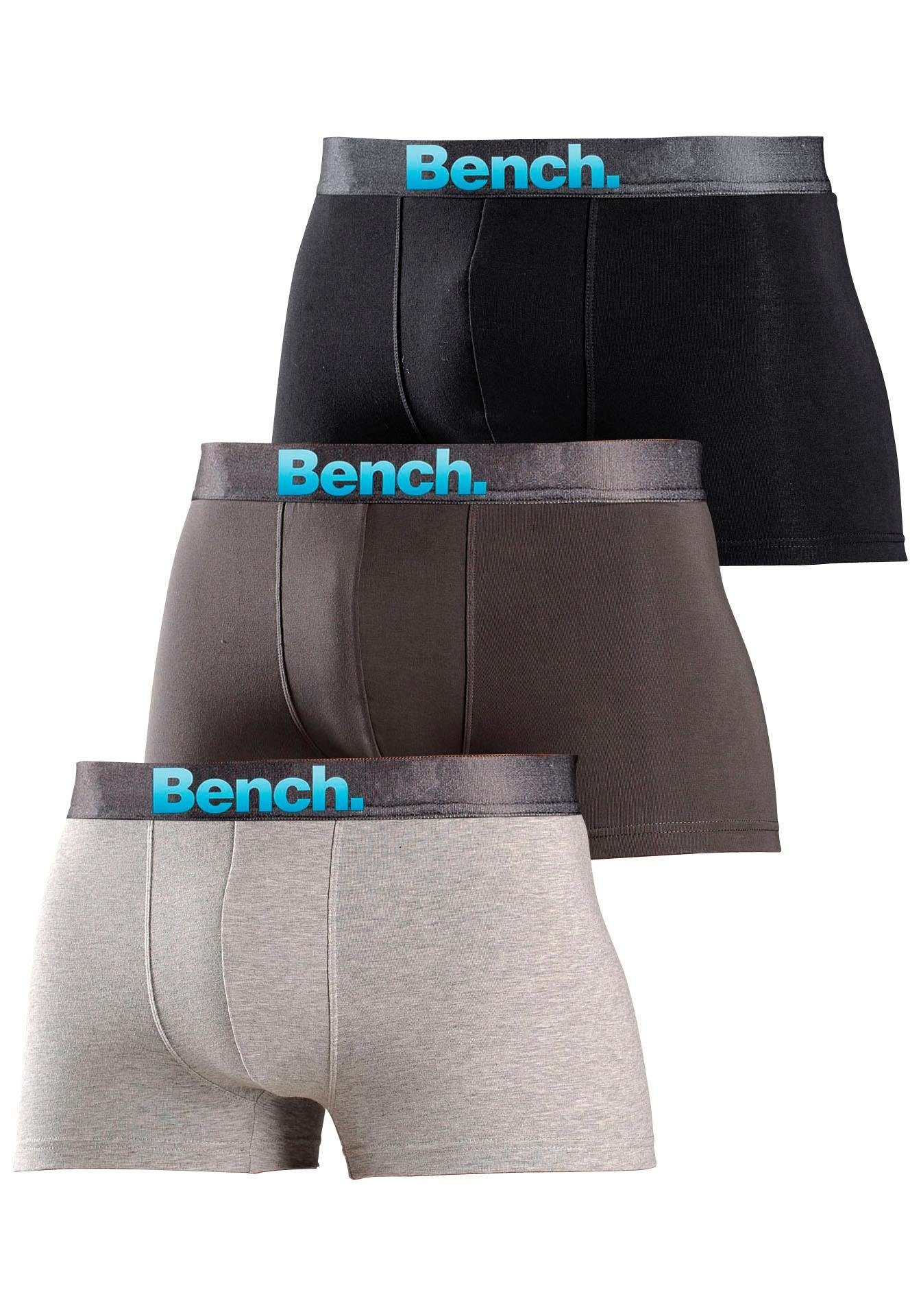 Bench. Boxer Boxershorts für Herren (Packung, 3-St) Unterhosen mit Logo Web günstig online kaufen