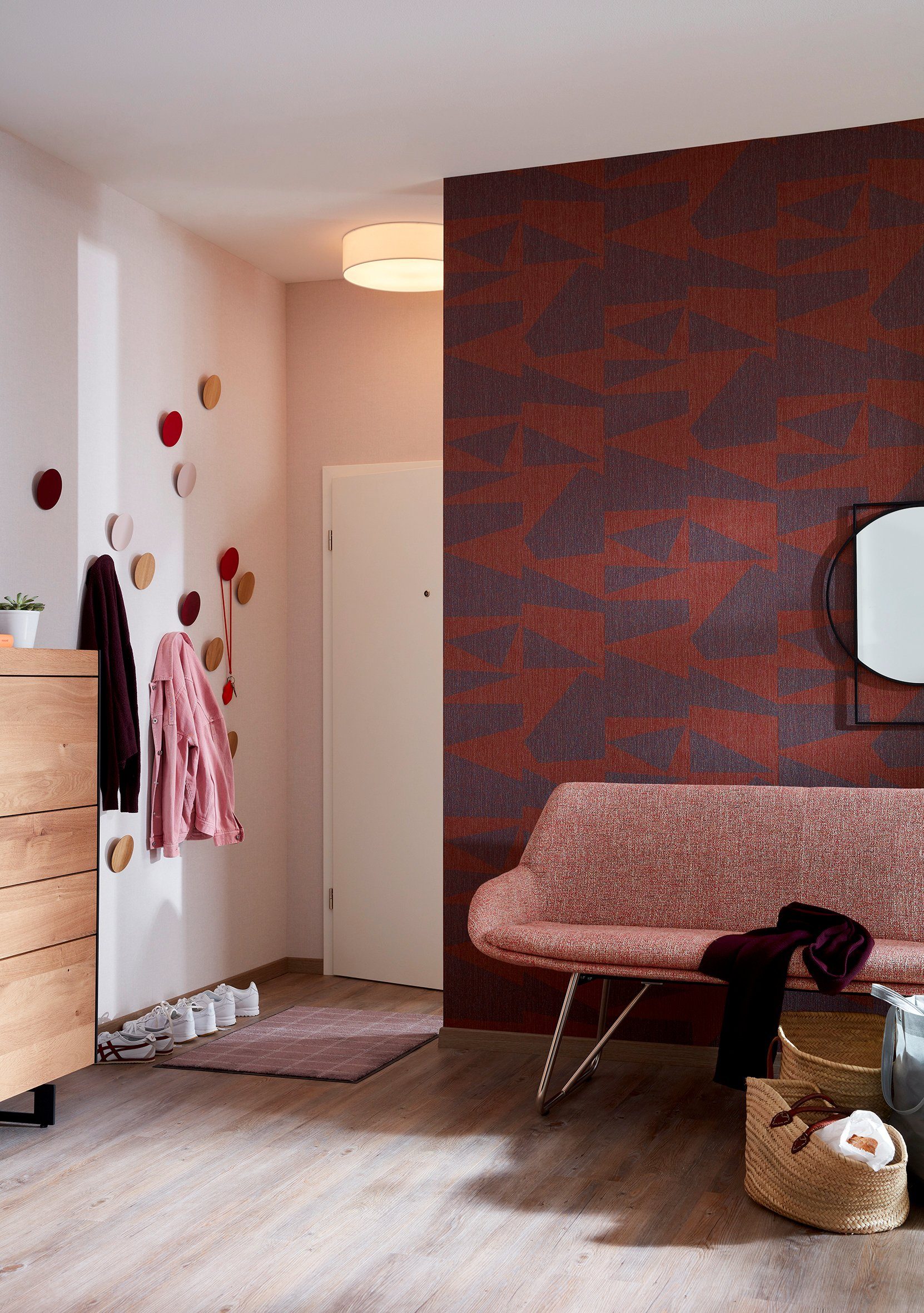 Marburg Vliestapete TrianGoldo, grafisch, moderne Tapete für Wohnzimmer Schlafzimmer Küche
