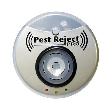Pest Reject® Ultraschall-Tierabwehr Pest Reject Pro Insektenvertreiber, Spar-Set 1-tlg., Keine Chemie bis zu 300m2 mit Nachtlicht für die Steckdose