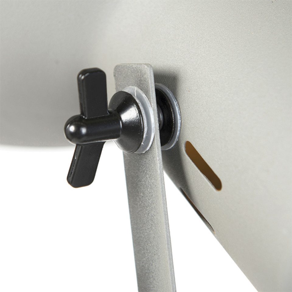 Qazqa Stehlampe Laos, ohne Leuchtmittel, Warmweiß, QAZQA Stehlampe, e27, Braun, Holz, Industrie