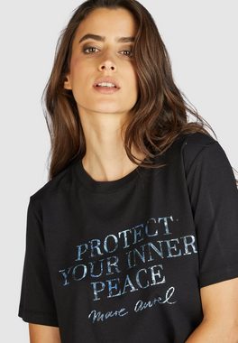 MARC AUREL T-Shirt mit "Protect your inner Peace" Print
