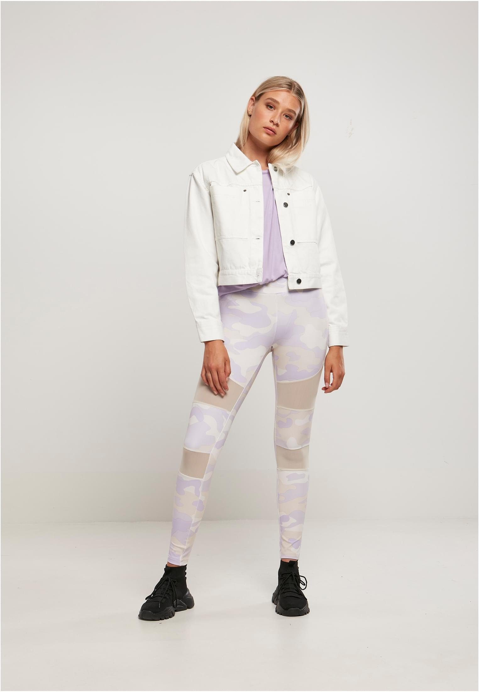 URBAN CLASSICS Outdoorjacke Damen Ladies (1-St) Jacket white Boxy Worker Short