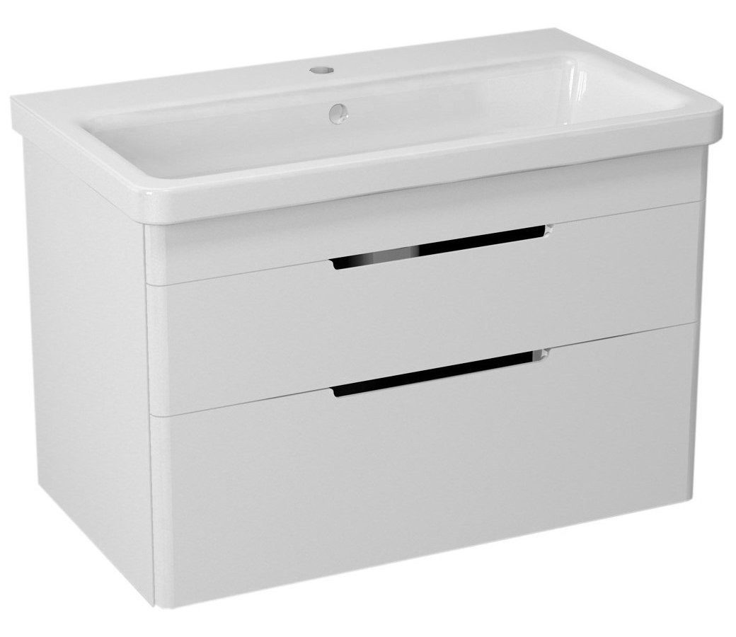 Sapho Waschbeckenunterschrank ELLA Unterschrank 76,5x50x43cm, weiß Sapho-EL080-3030