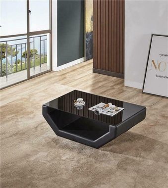 JVmoebel Couchtisch Edler Luxus Couchtische Glas Design Couch Tisch Beistell Leder Sofort (1-St)