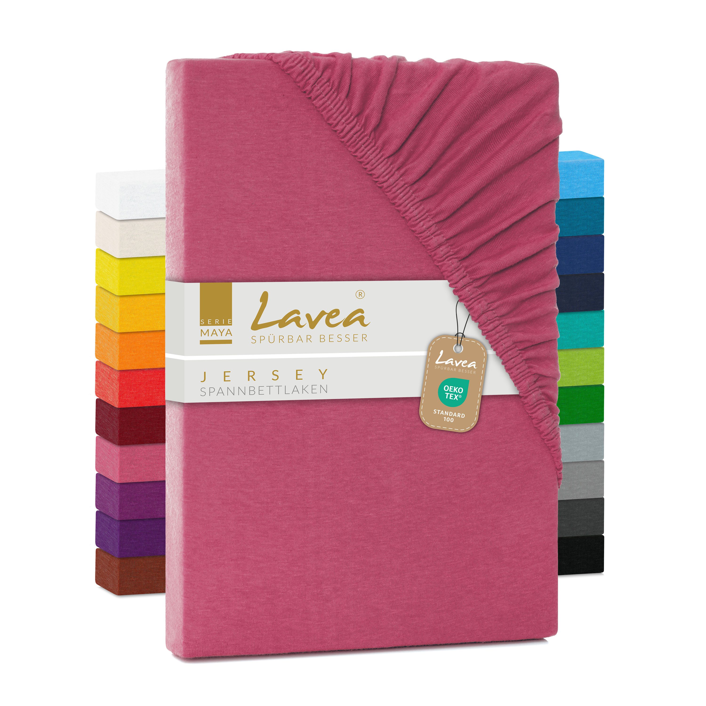 Lavea Spannbettlaken Maya, Betttuch aus 100% günstig online kaufen