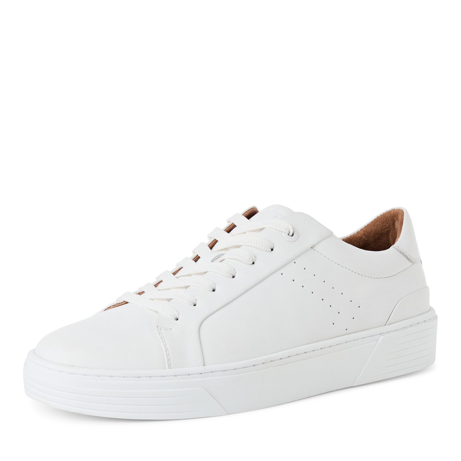 MARCO TOZZI Sneaker Schnürschuh, Halbschuh, Freizeitschuh mit seitlichem Lochmuster