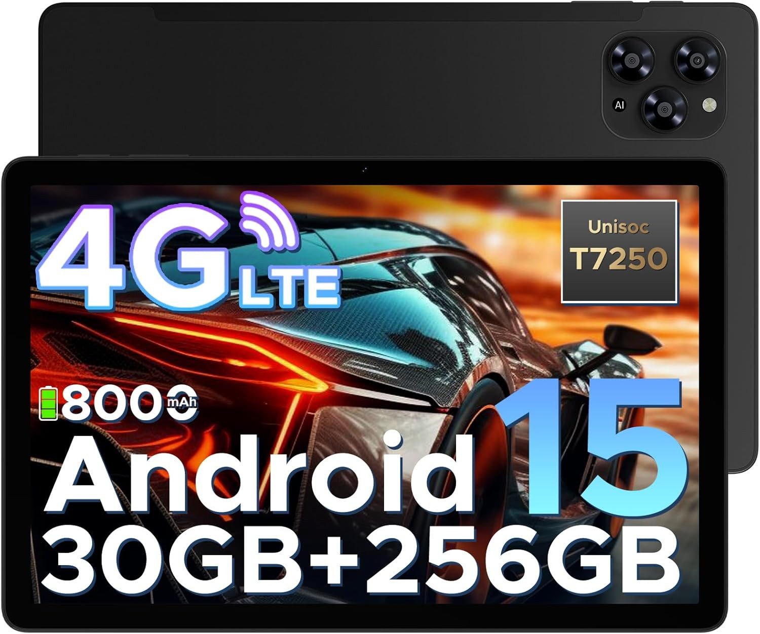 DOOGEE 6 GB RAM 8000mAh Akku 90Hz IPS Display Octa-Core Gaming Tablet (11", 256 GB, Android 15, 4G LTE, Leistungsstarkes Gerät für Arbeit, Unterhaltung und mobiles Streaming)