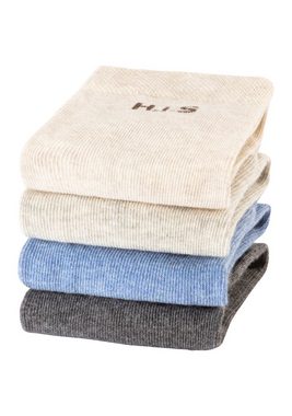 H.I.S Socken (Set, 4-Paar) ohne einschneidendes Bündchen