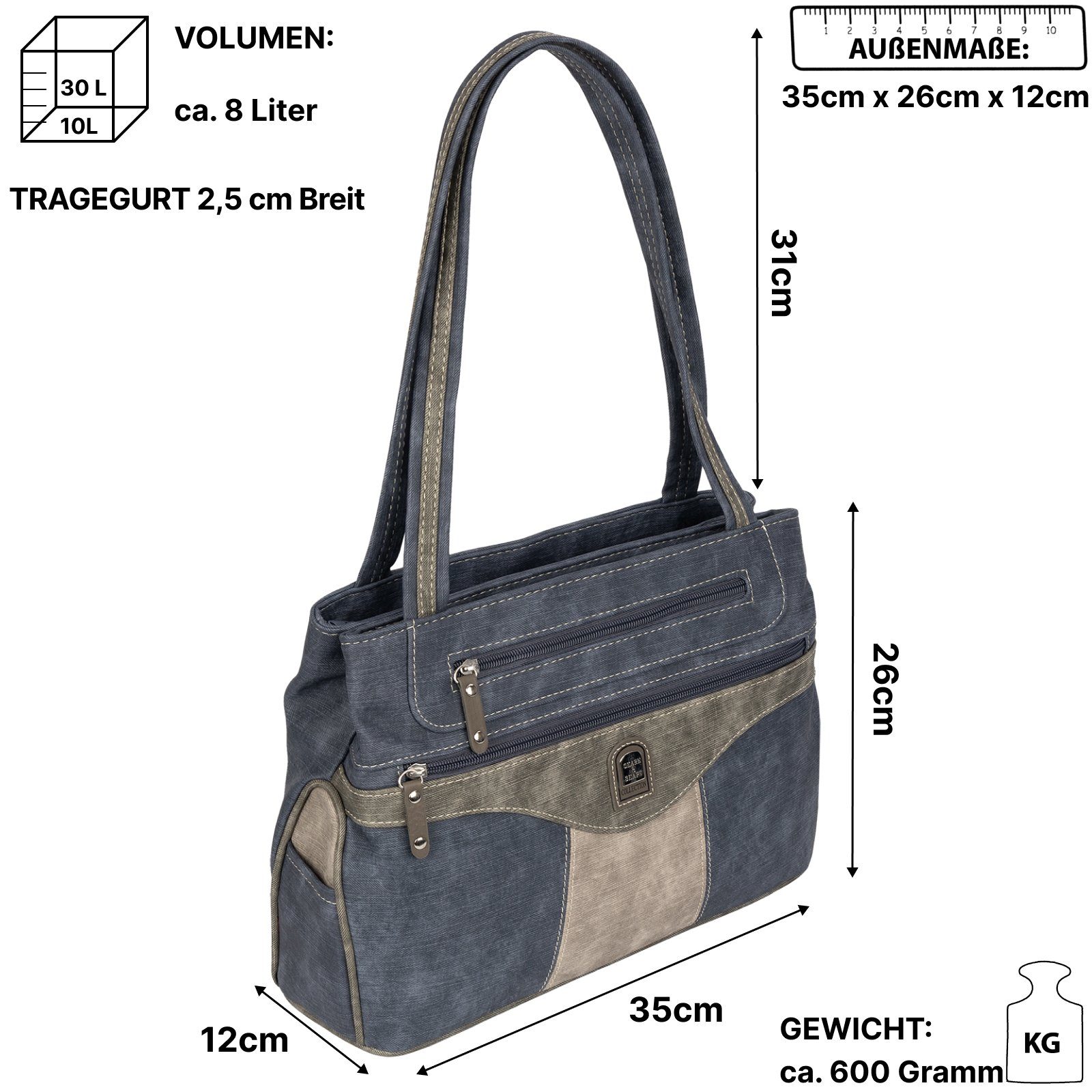 EAAKIE Umhängetasche Damen Tasche Schultertasche Umhängetasche günstig online kaufen