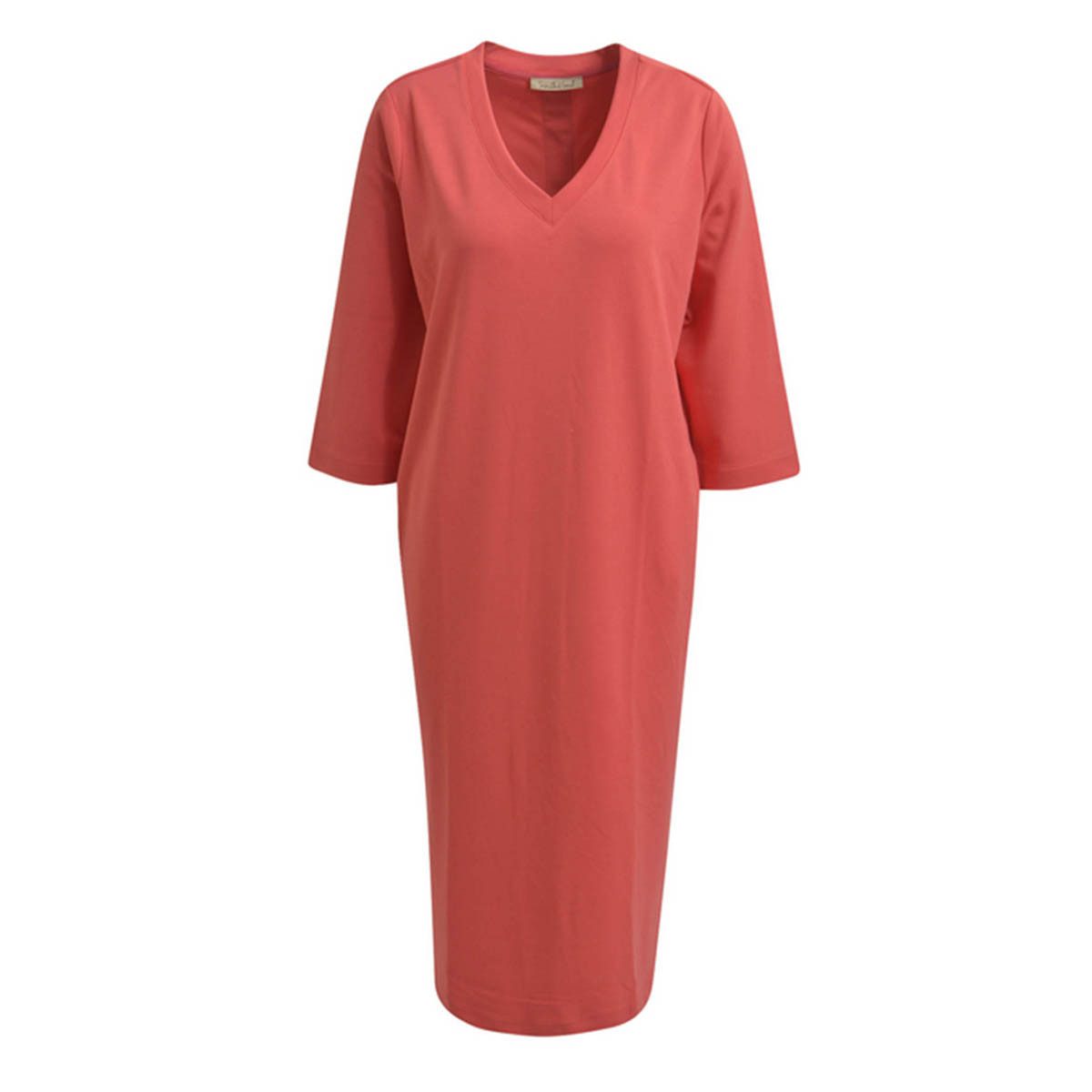 Smith & Soul Sweatkleid V-Neck - strawberry