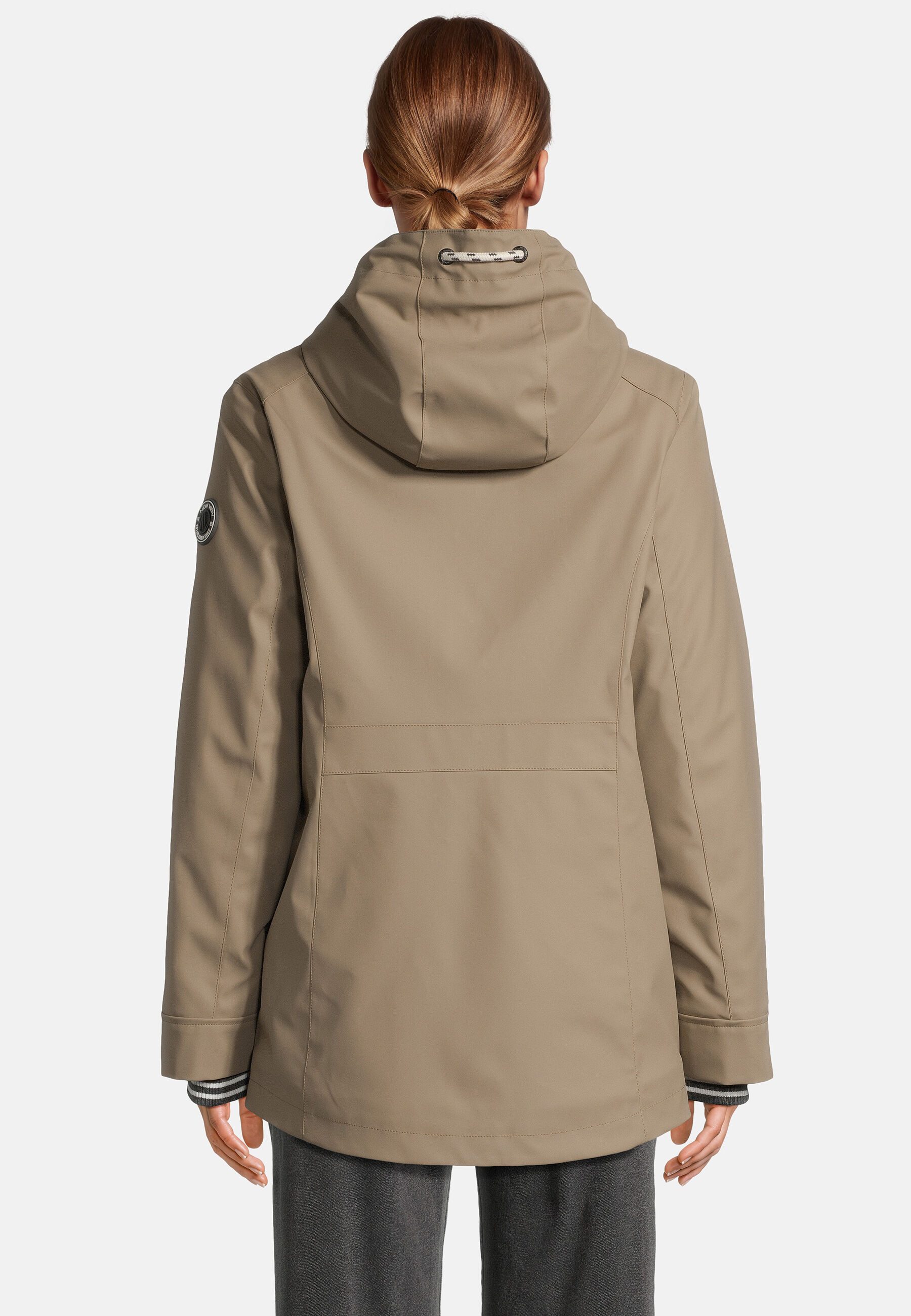 New View Regenjacke Lara mit weitenregulierbarer Kapuze